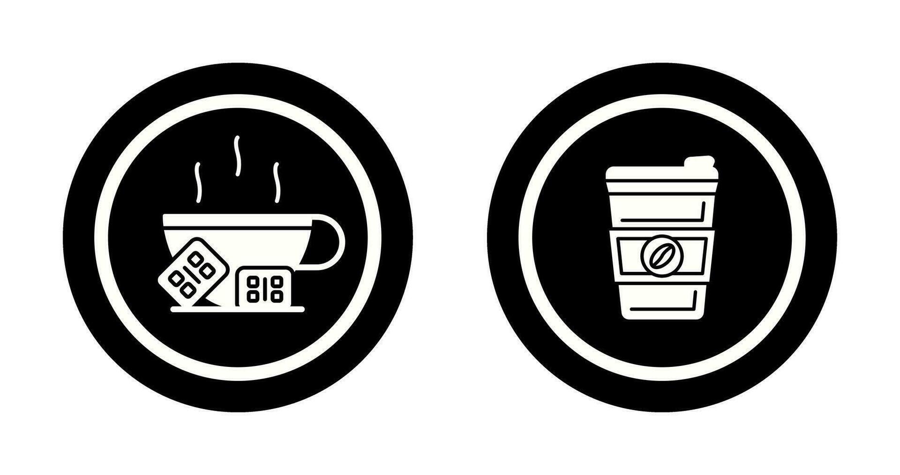 Hot Chocolate and Coffee Icon vector