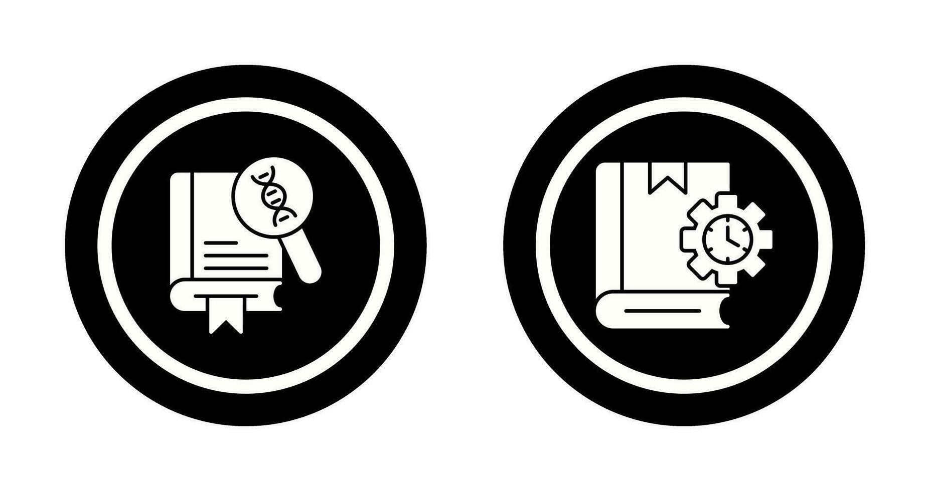 Genetics and Duration Icon vector