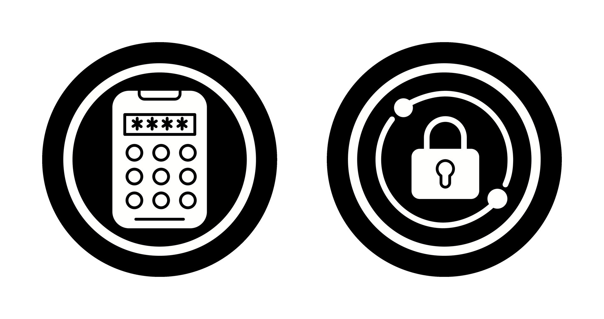 Pin Code and Pad Lock Icon 32788412 Vector Art at Vecteezy