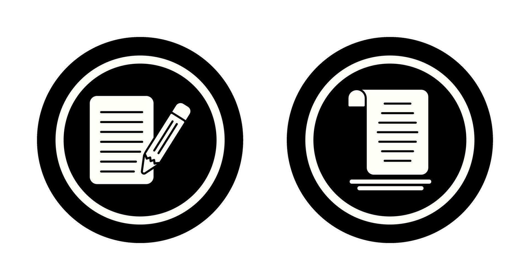 checklist and document  Icon vector