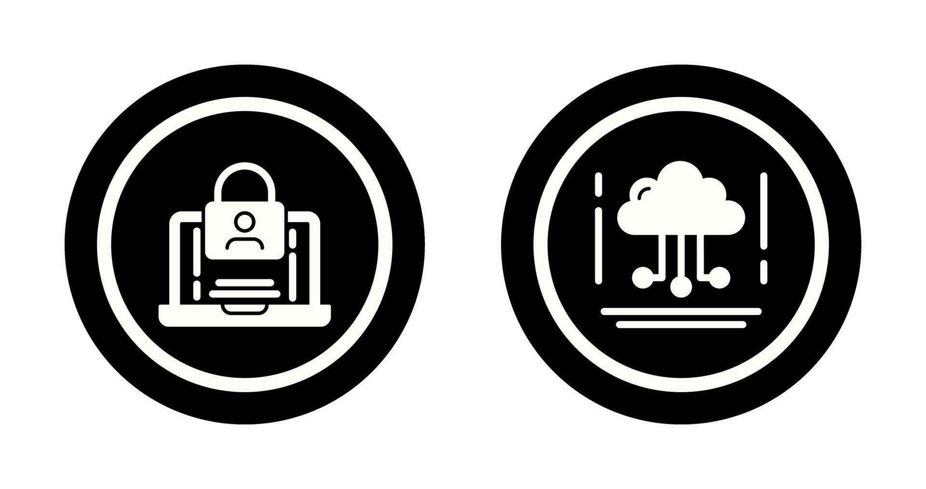 Authentication and Network Icon vector