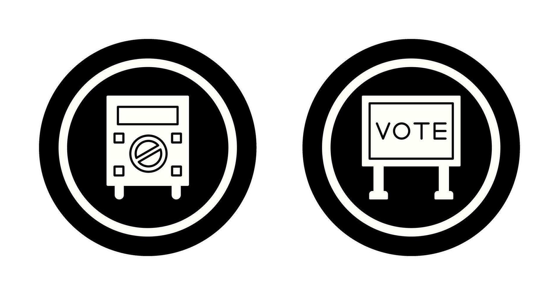 Protester and Billboard Icon vector