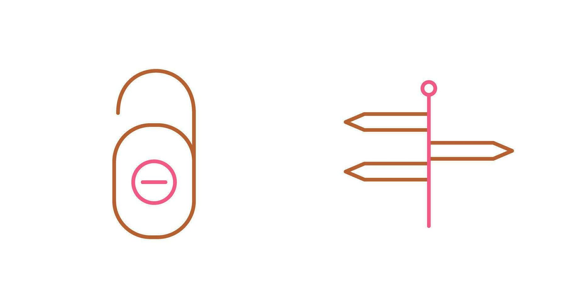 do not disturb and directions  Icon vector