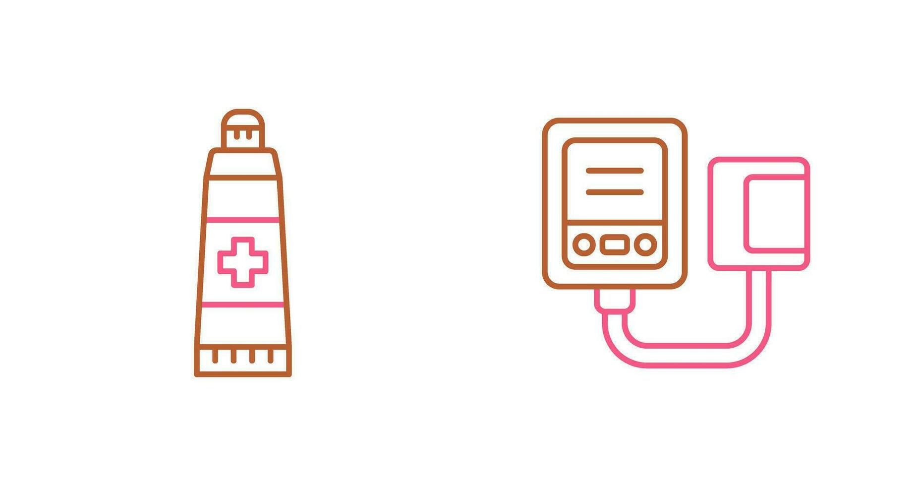 Ointment and Blood Icon vector