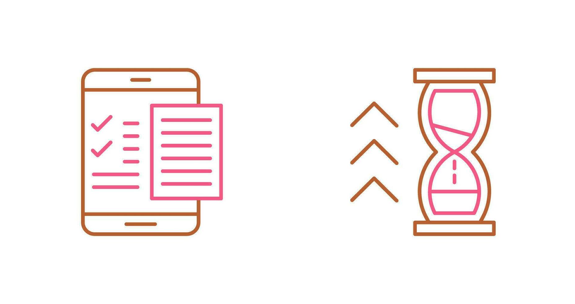 Check List and Quick Response Icon vector