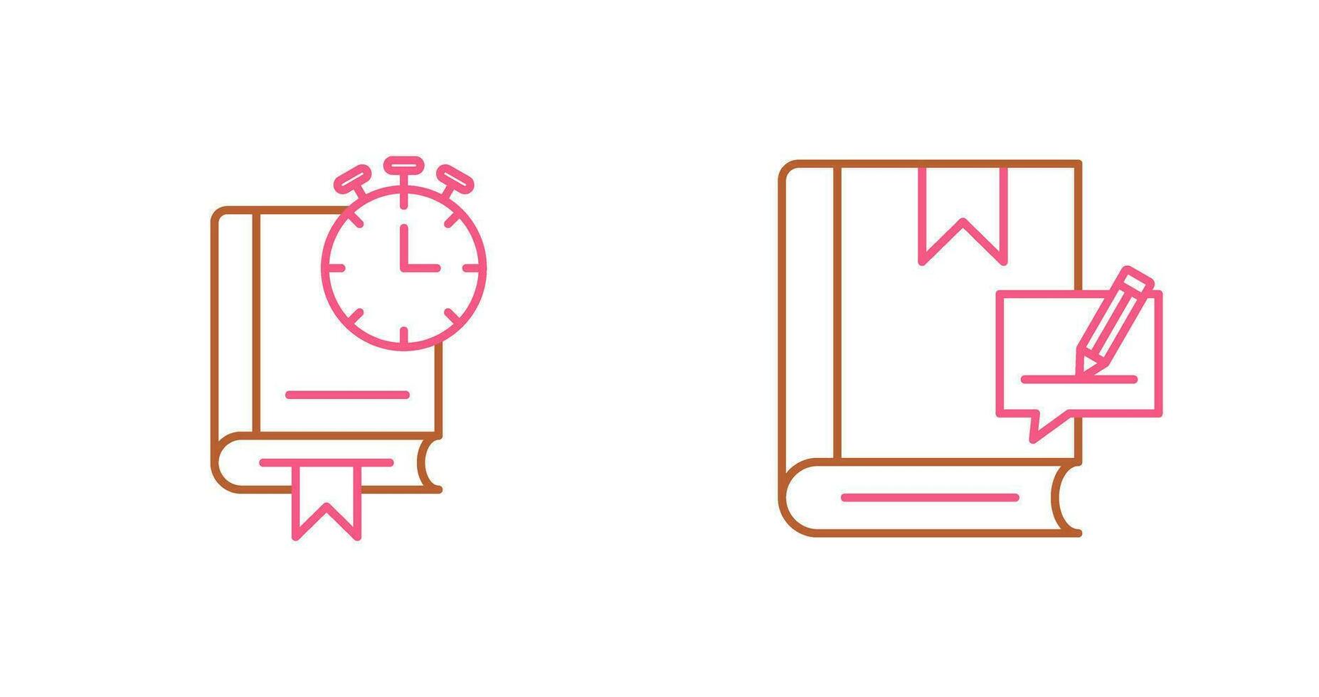 Timer and Editing Icon vector