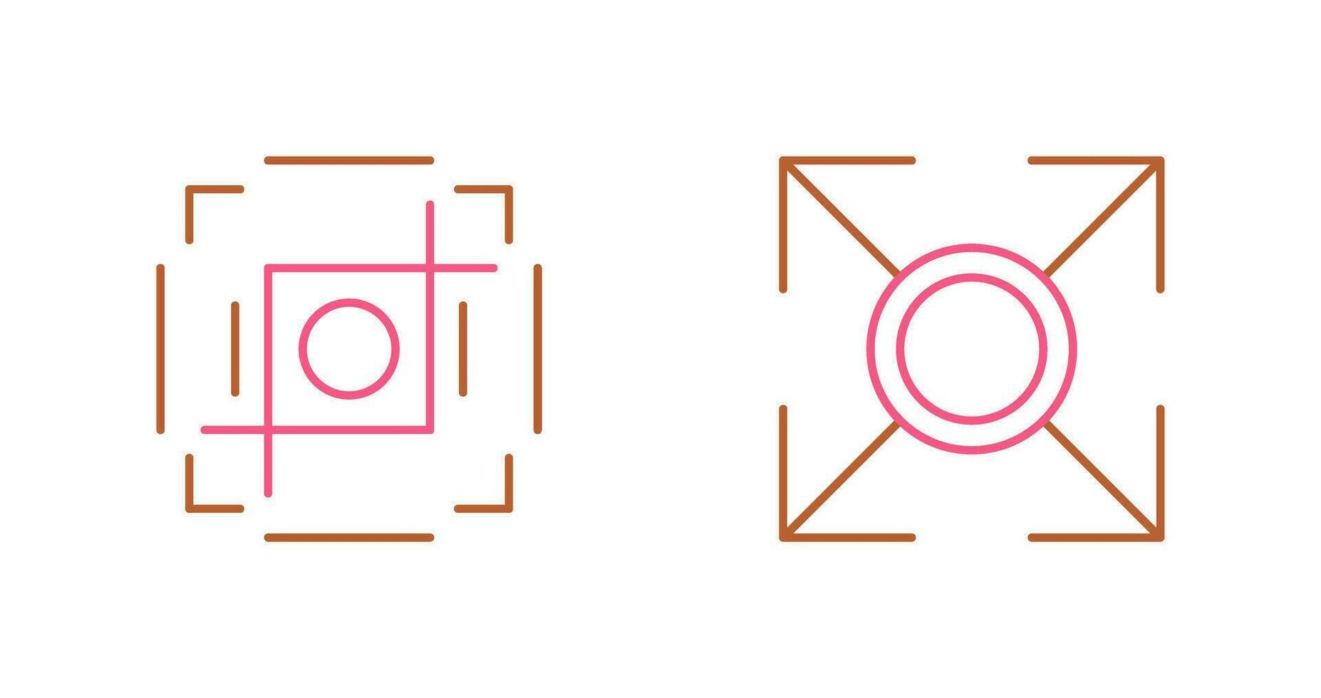 crop and expand Icon vector