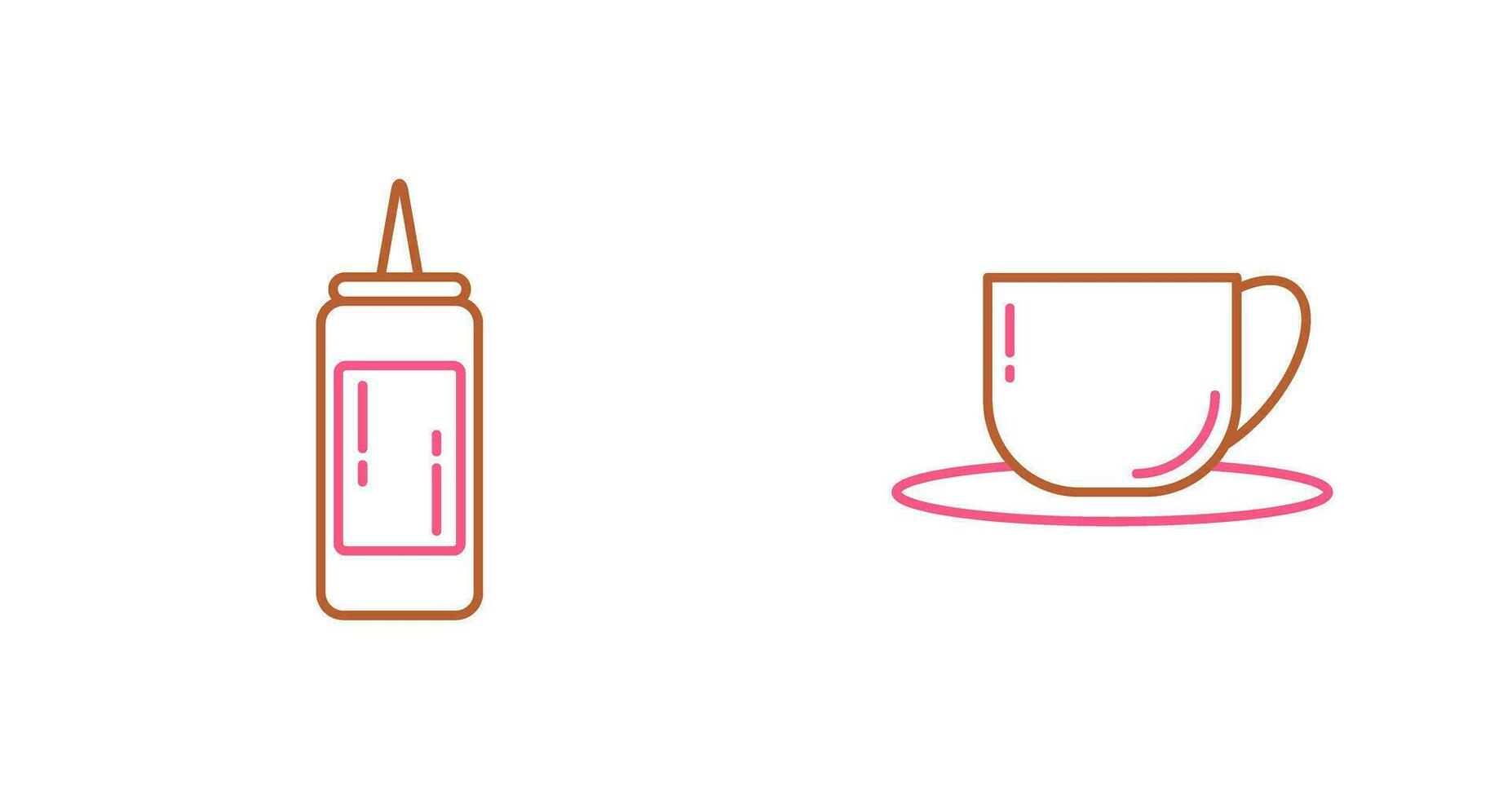 Sauce and Tea Icon vector