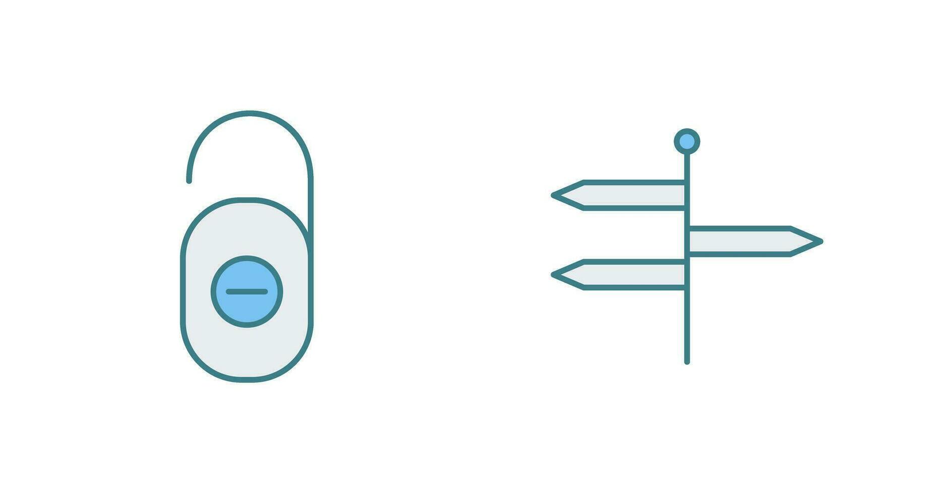 do not disturb and directions  Icon vector