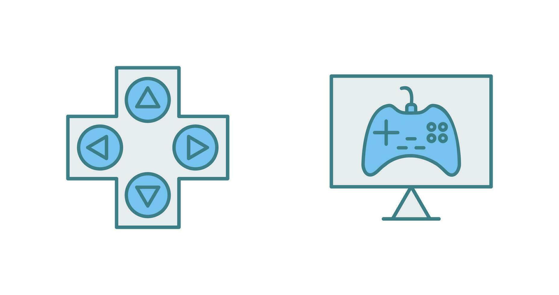 Gaming Control and Online Games Icon vector