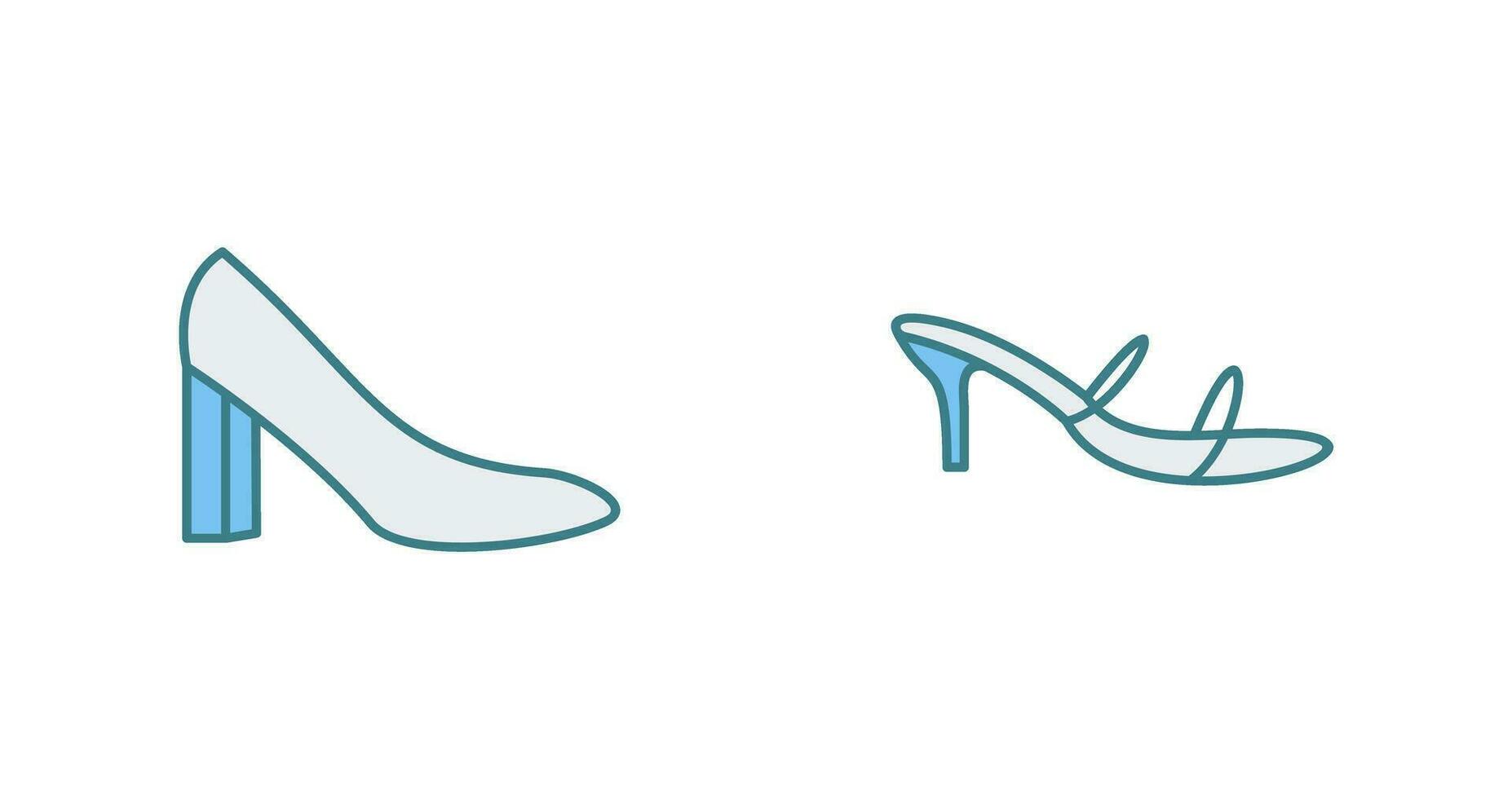 Heels and Stylish Icon vector