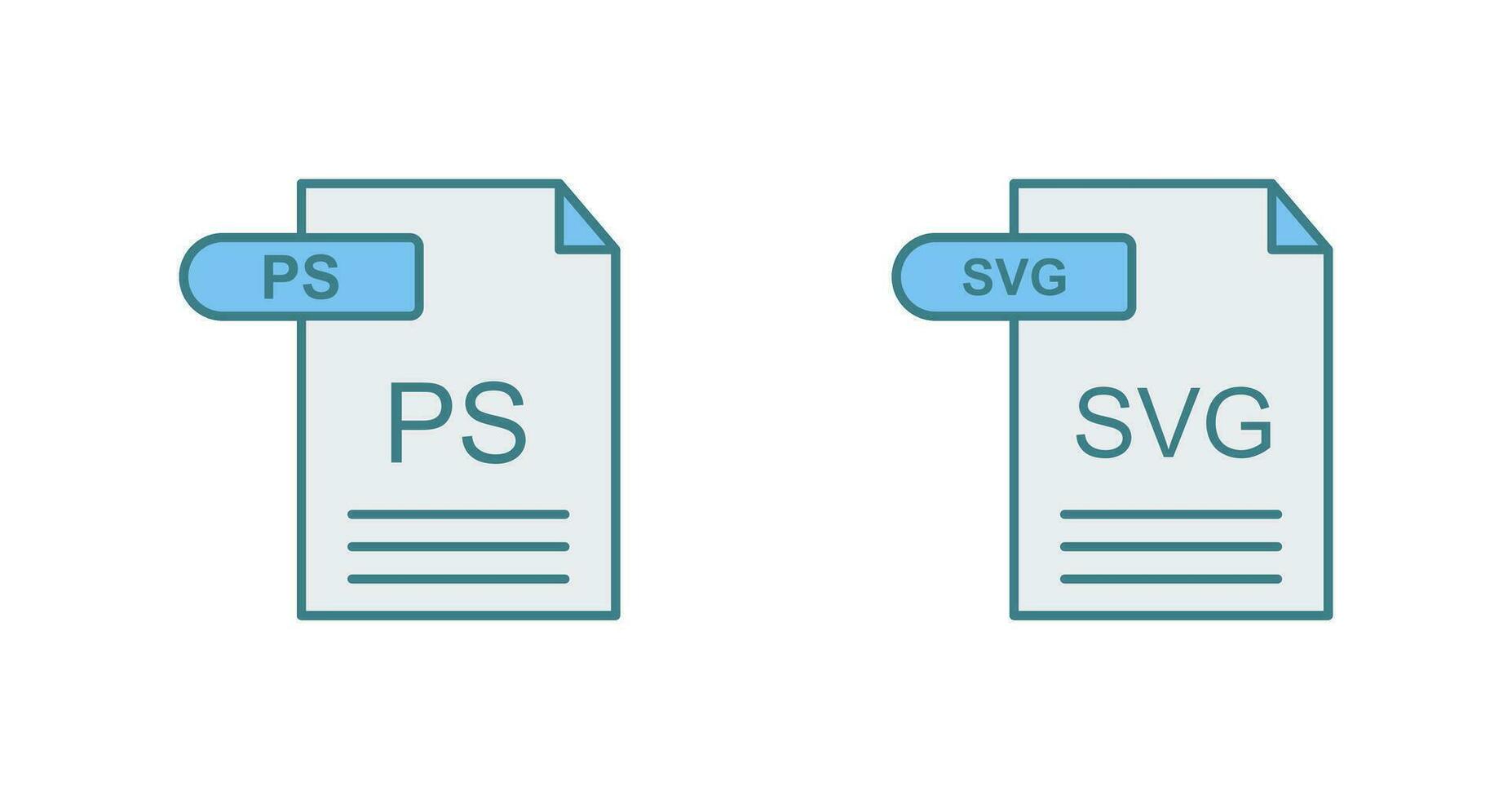 PS and SVG Icon vector