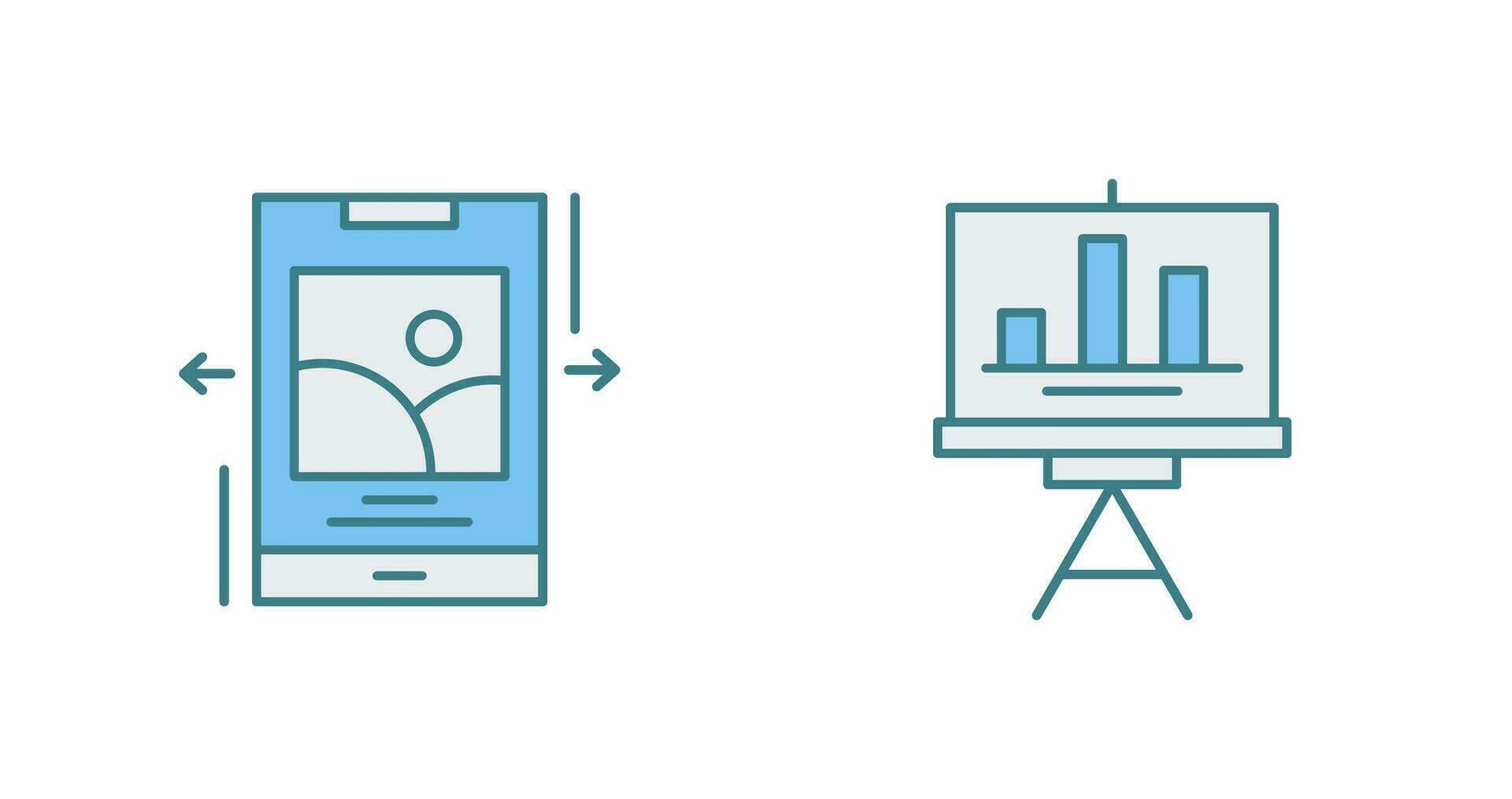 Swipe and Finance Icon vector