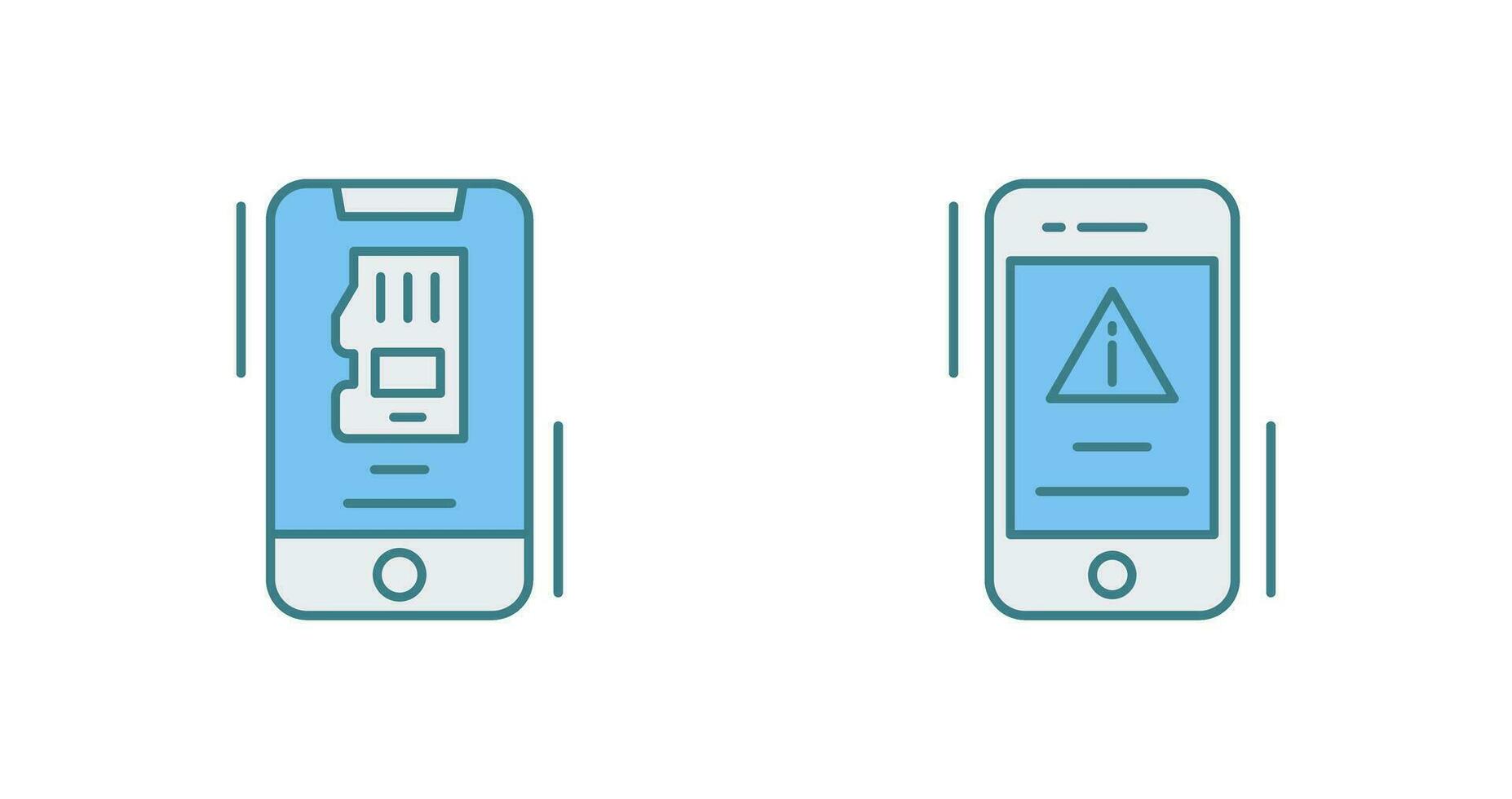 Memory and Error Icon vector