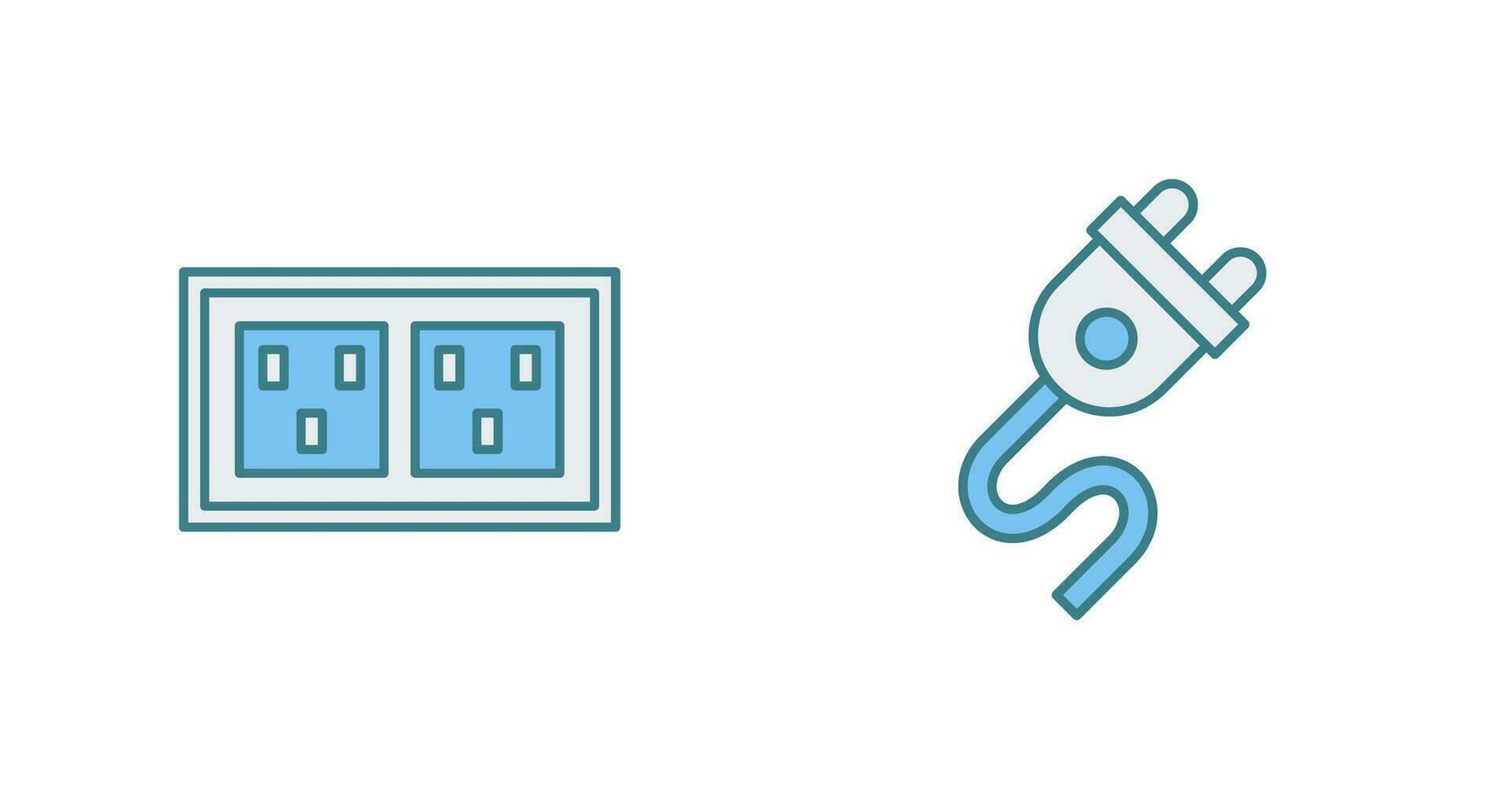 Socket and Plug Icon vector