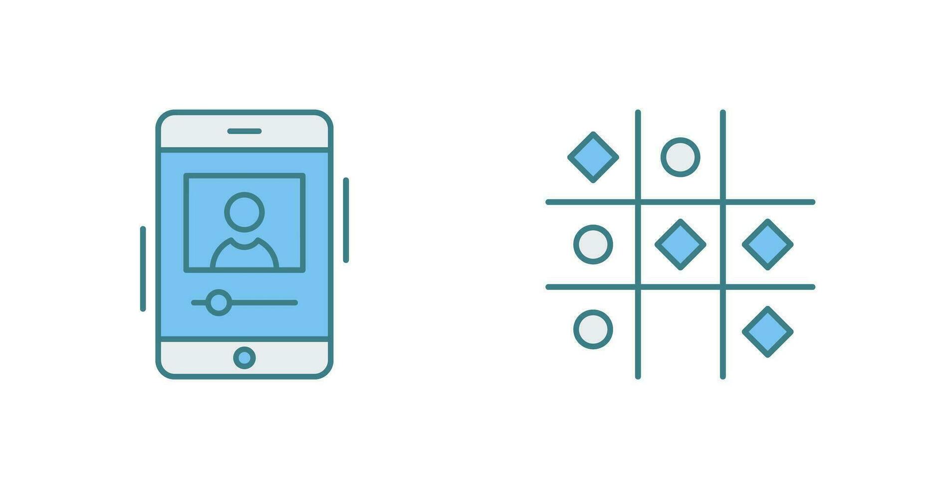 log and Tic Tac Toe Icon vector