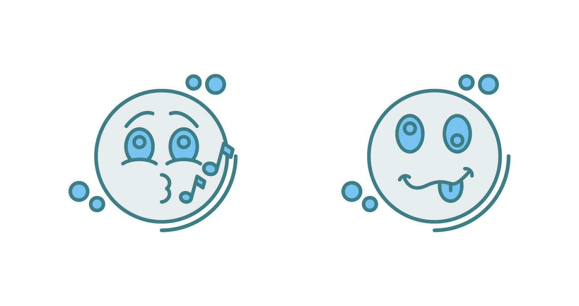 Music and Silly Icon vector