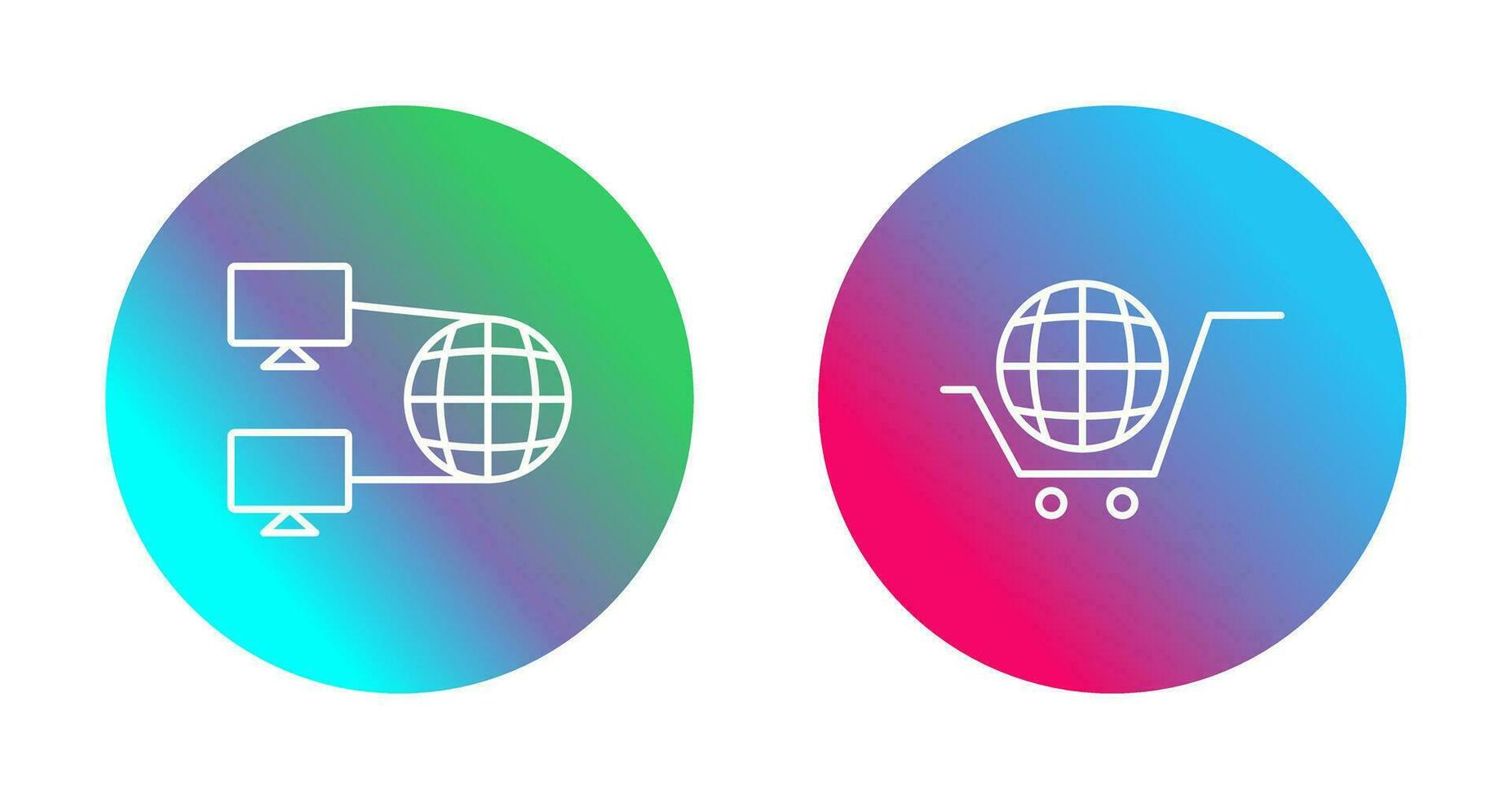 Internet Connectivity and Global Icon vector