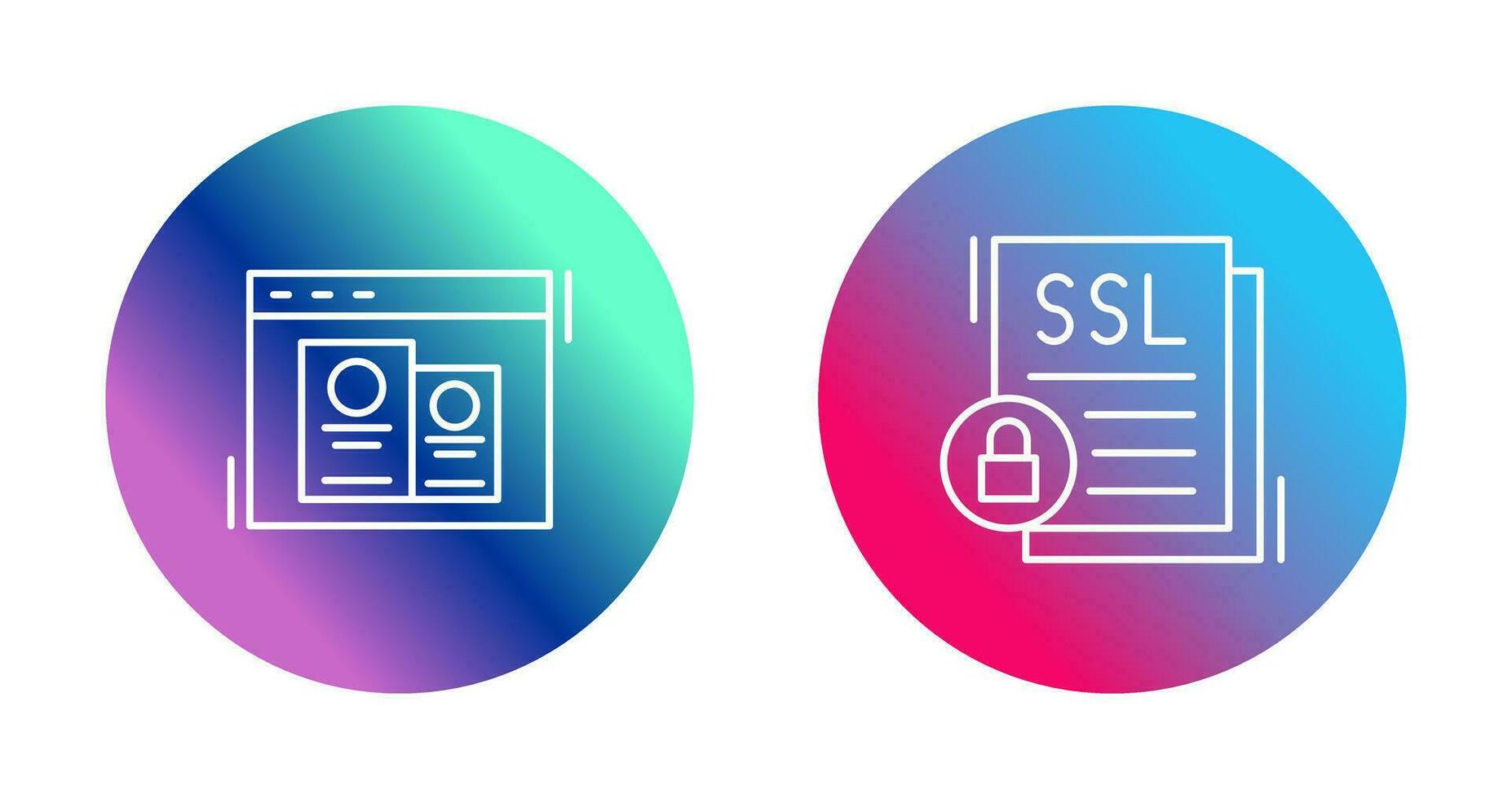 User and Protection Icon vector
