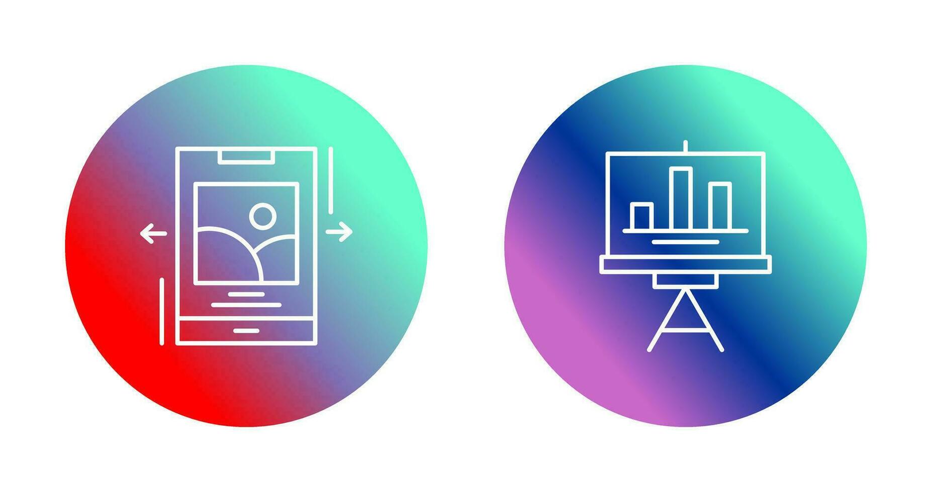 Swipe and Finance Icon vector