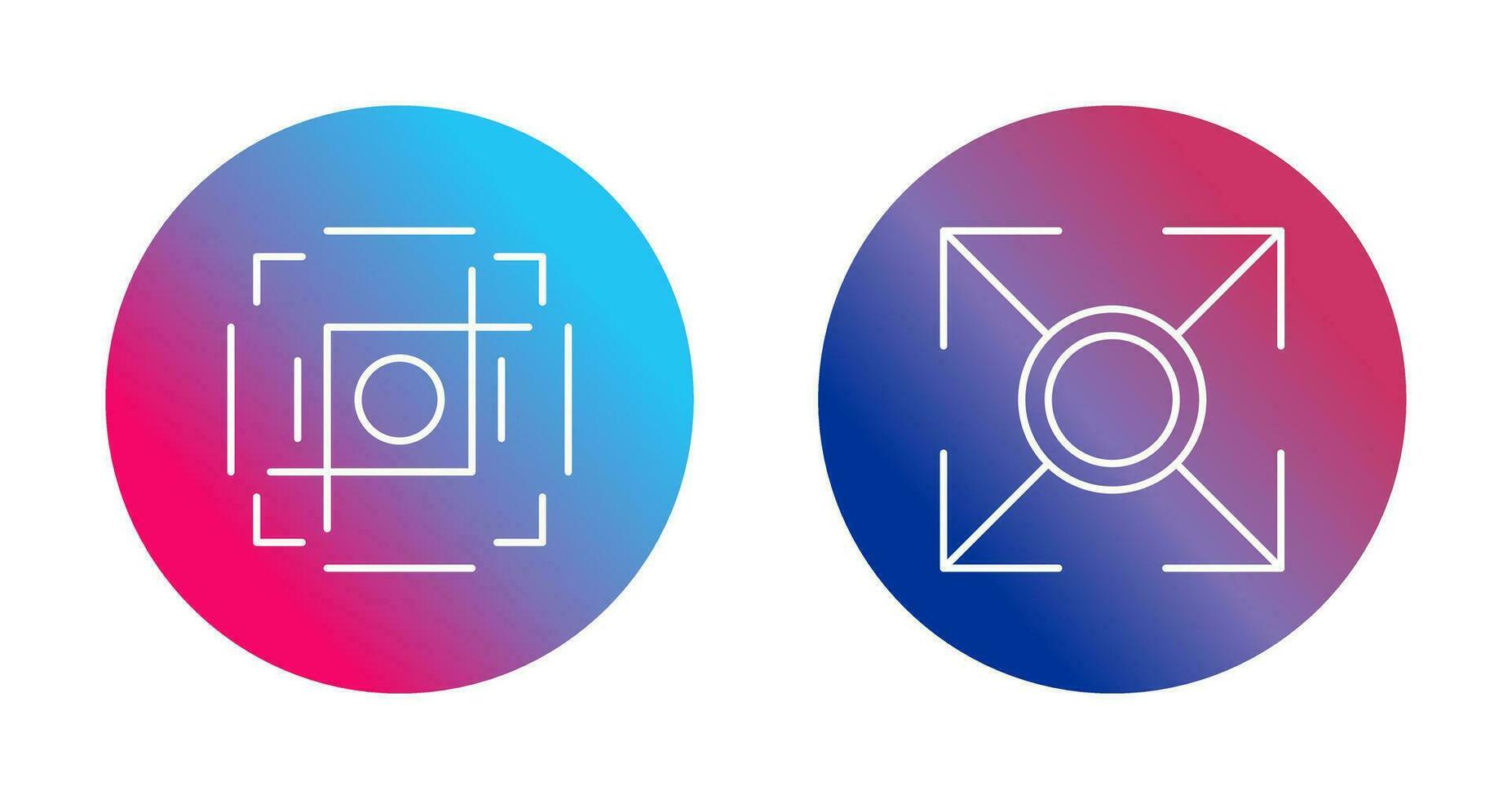 crop and expand Icon vector