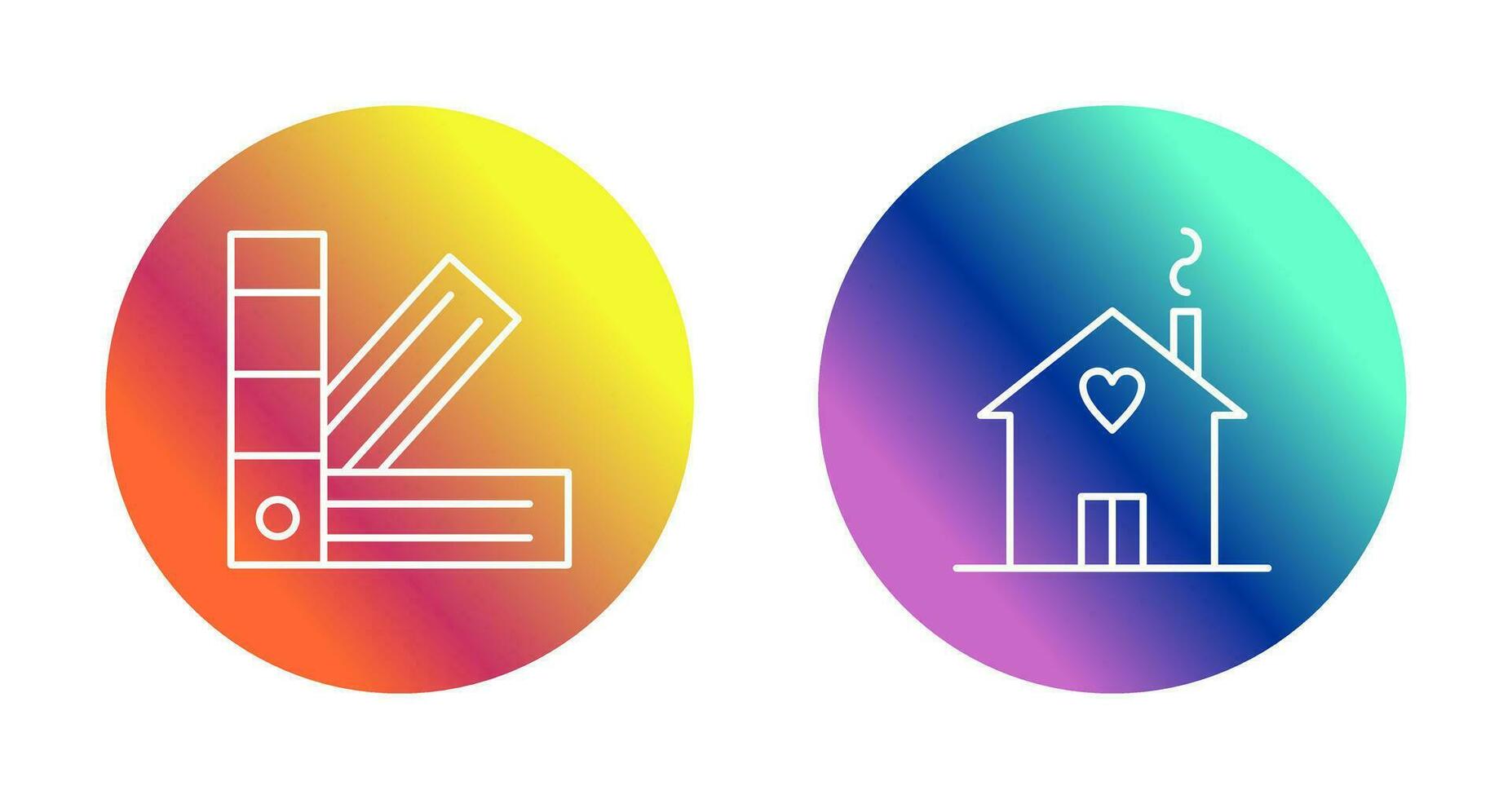House and Pantone  Icon vector