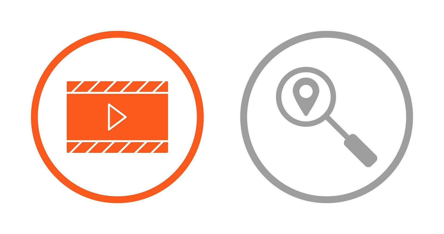 video animation and tracking services Icon vector