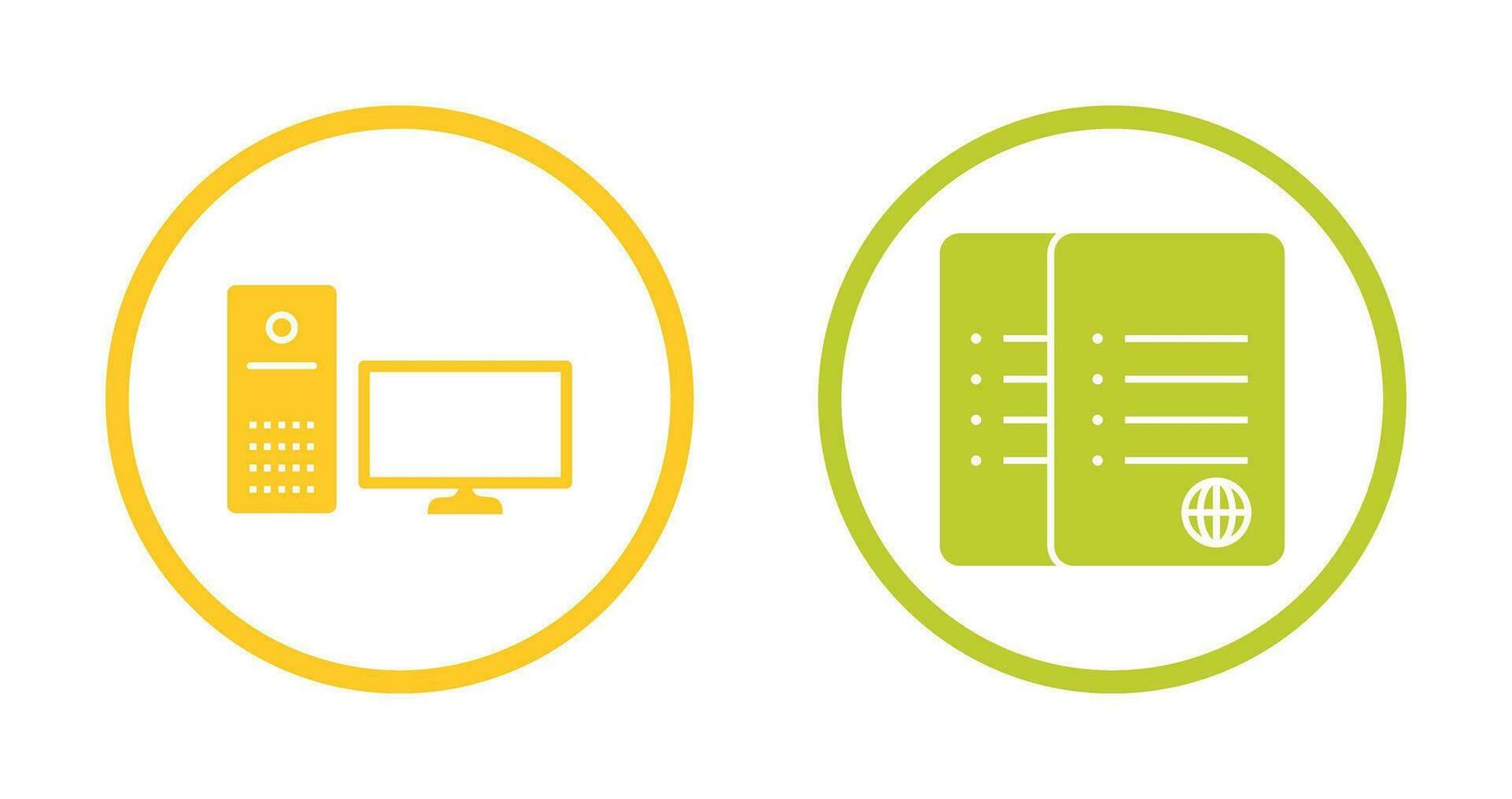 computer and corrupted data  Icon vector