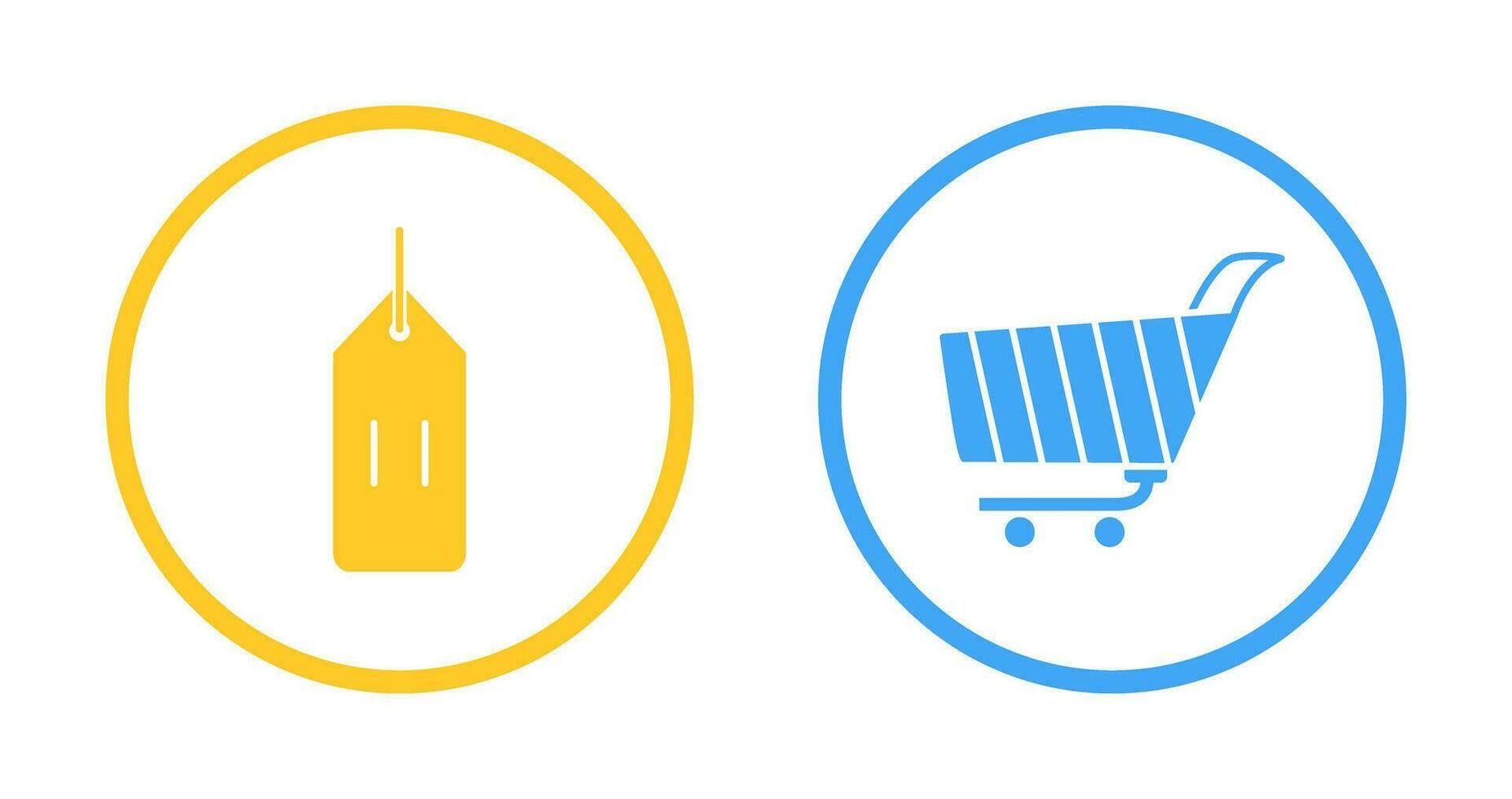 deals and shopping cart Icon vector