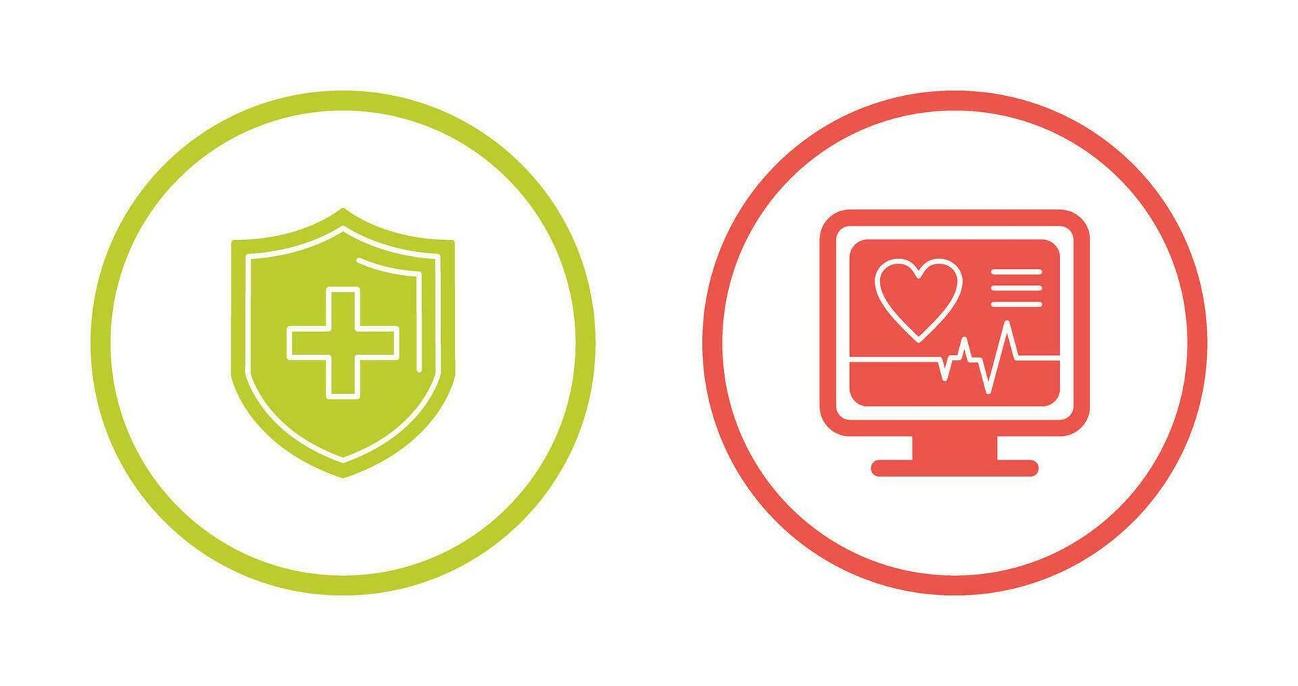 Protection and Plus Icon vector