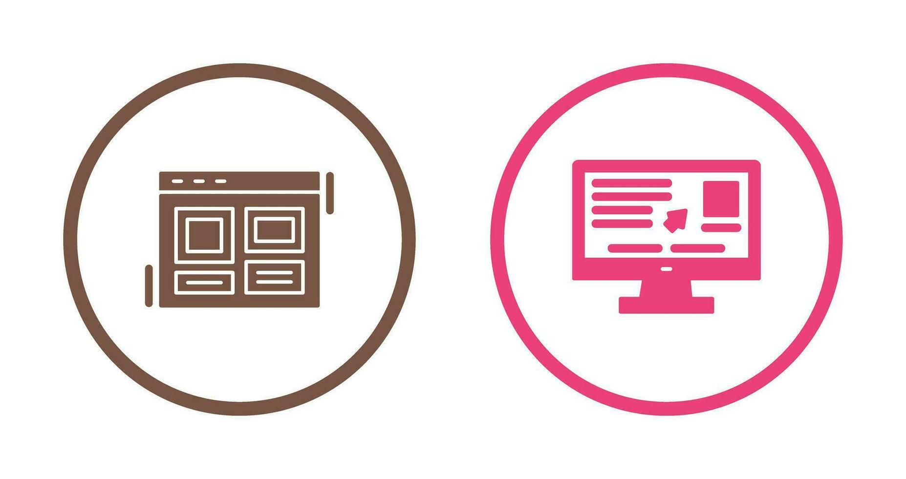 Layout and Usability Icon vector