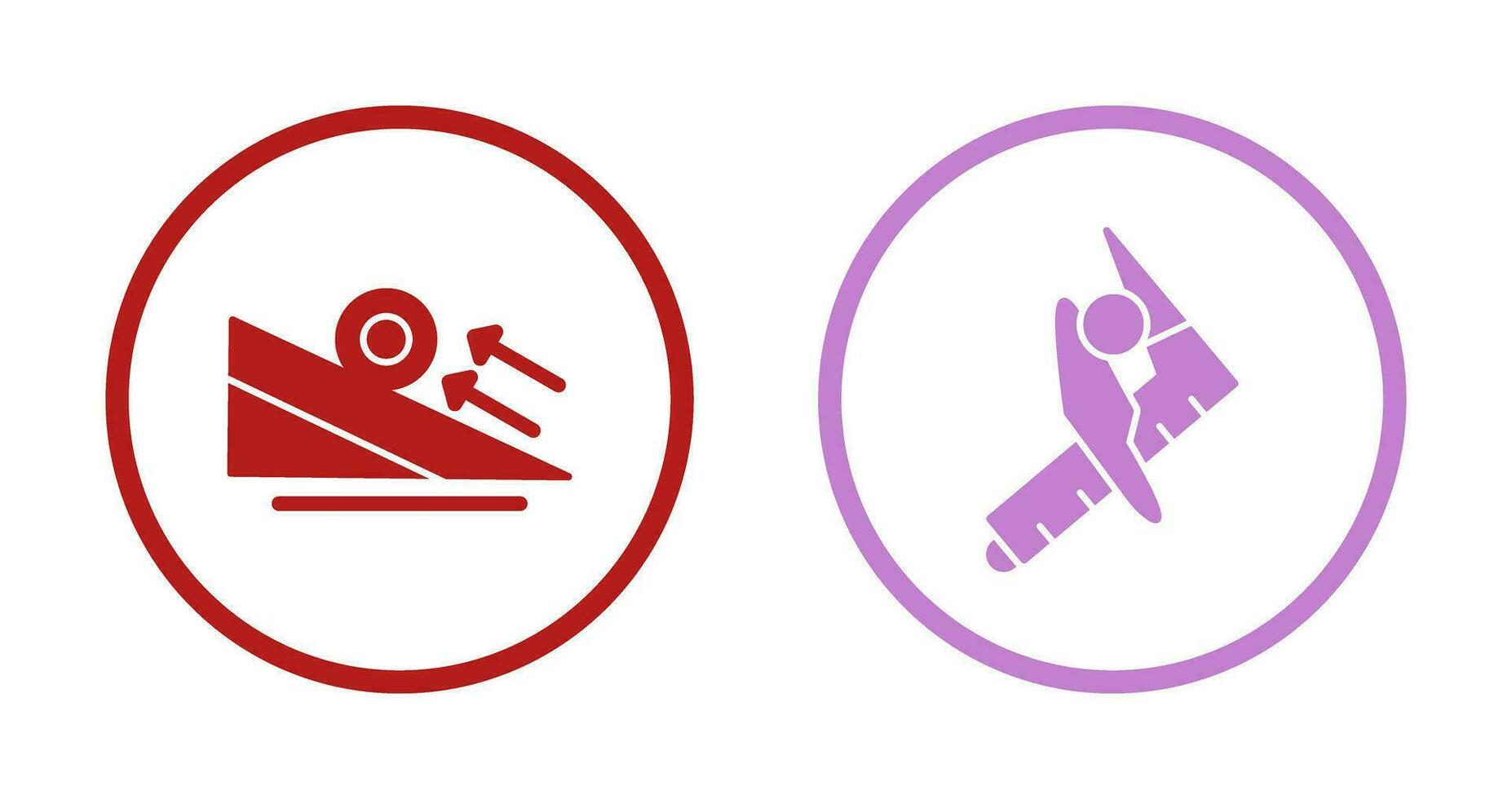 Force and Caliper Icon vector