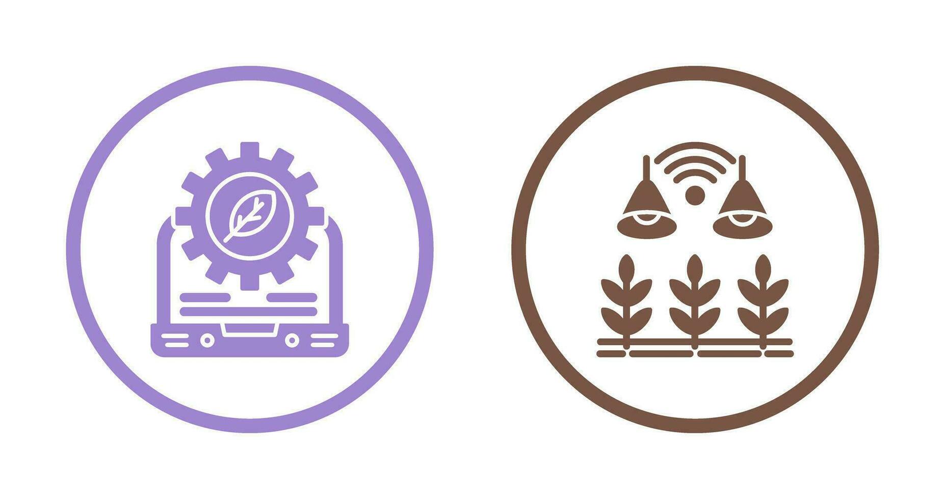 Setting and Light Icon vector