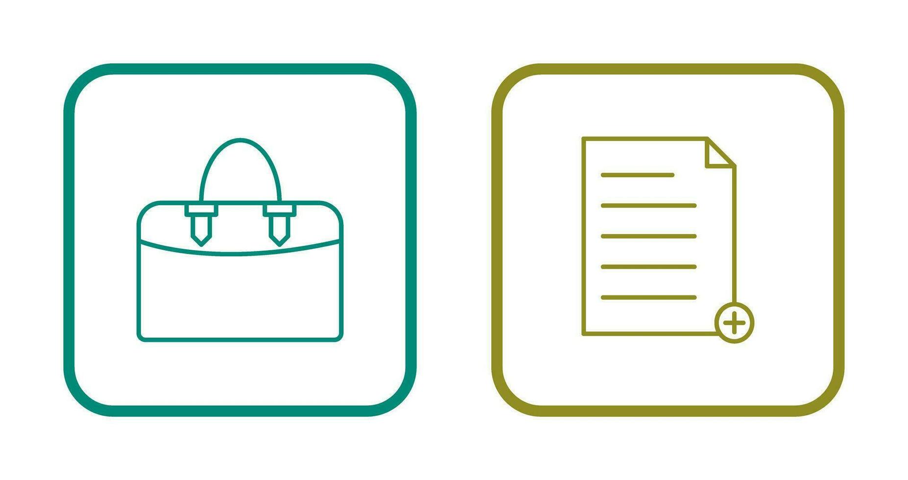 add file and case  Icon vector