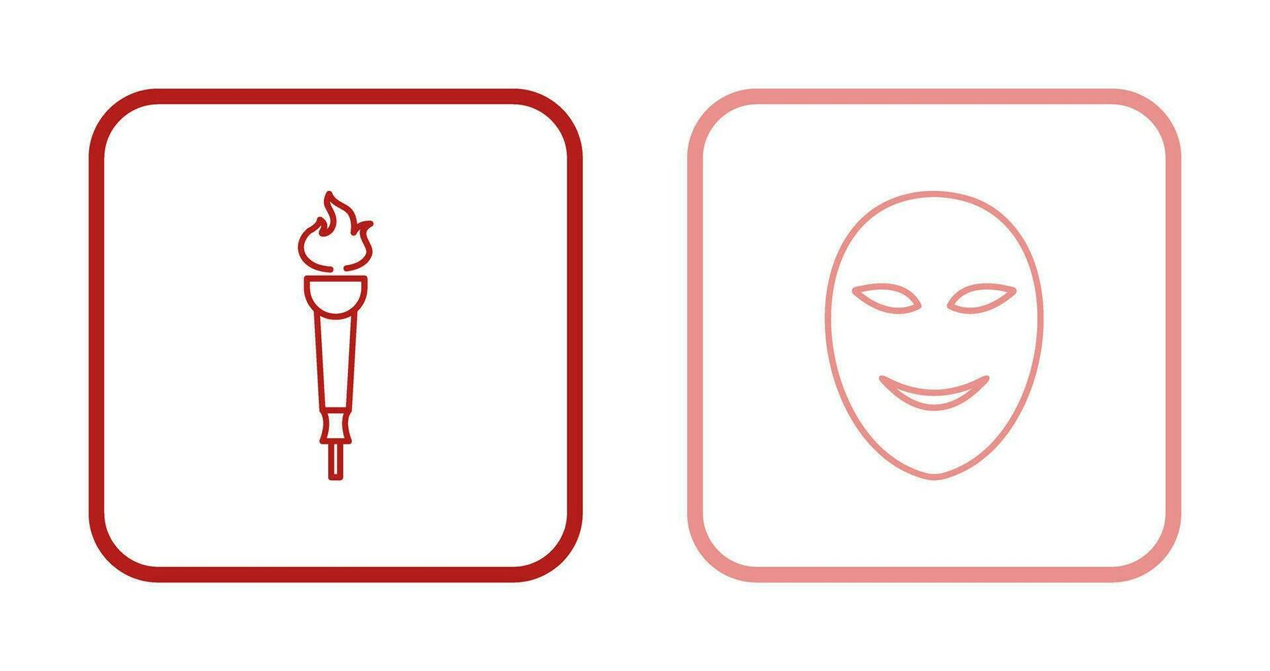 Museum Torch and Ancient Icon vector