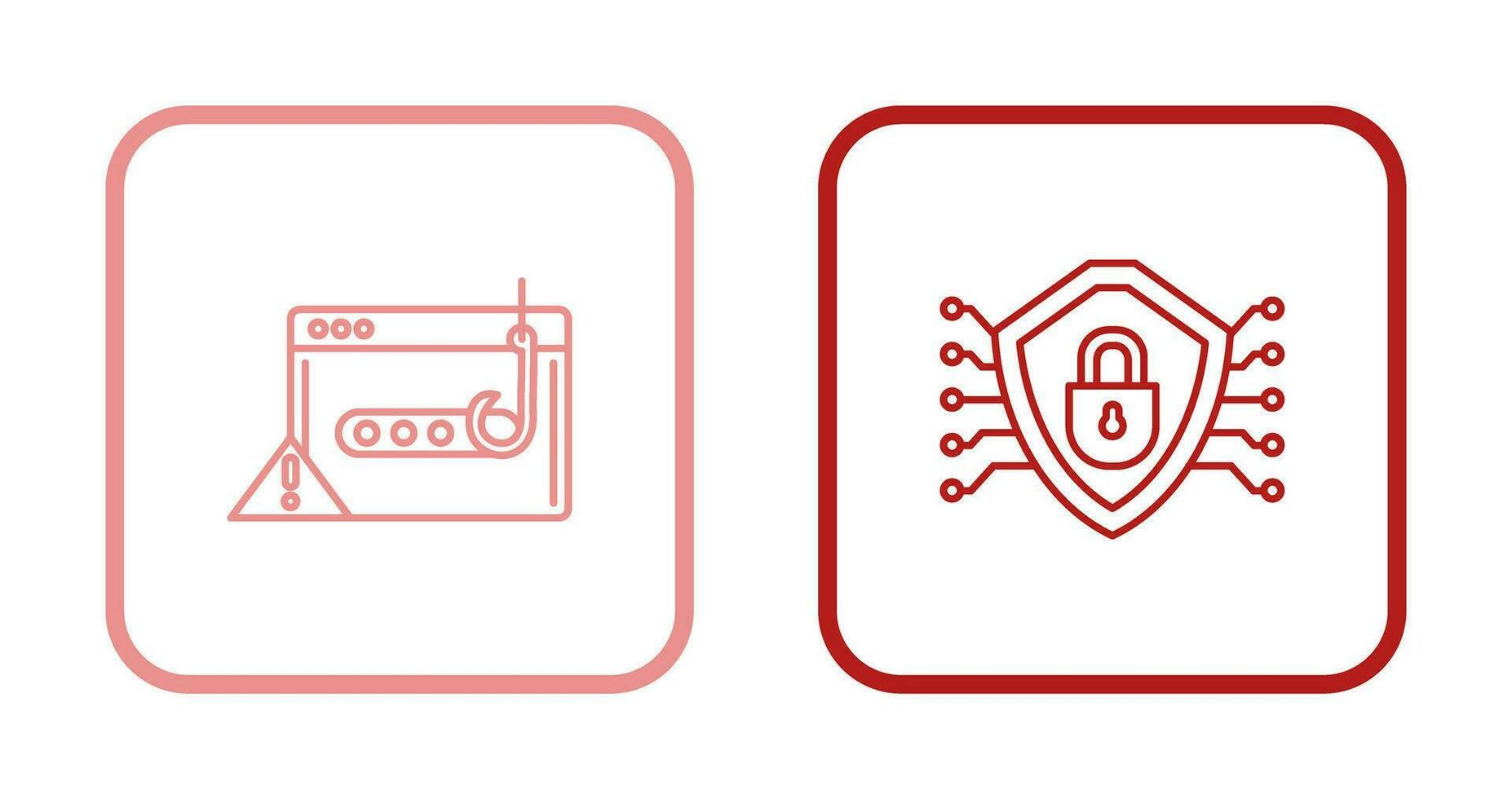 Phishing Password and Security Icon vector