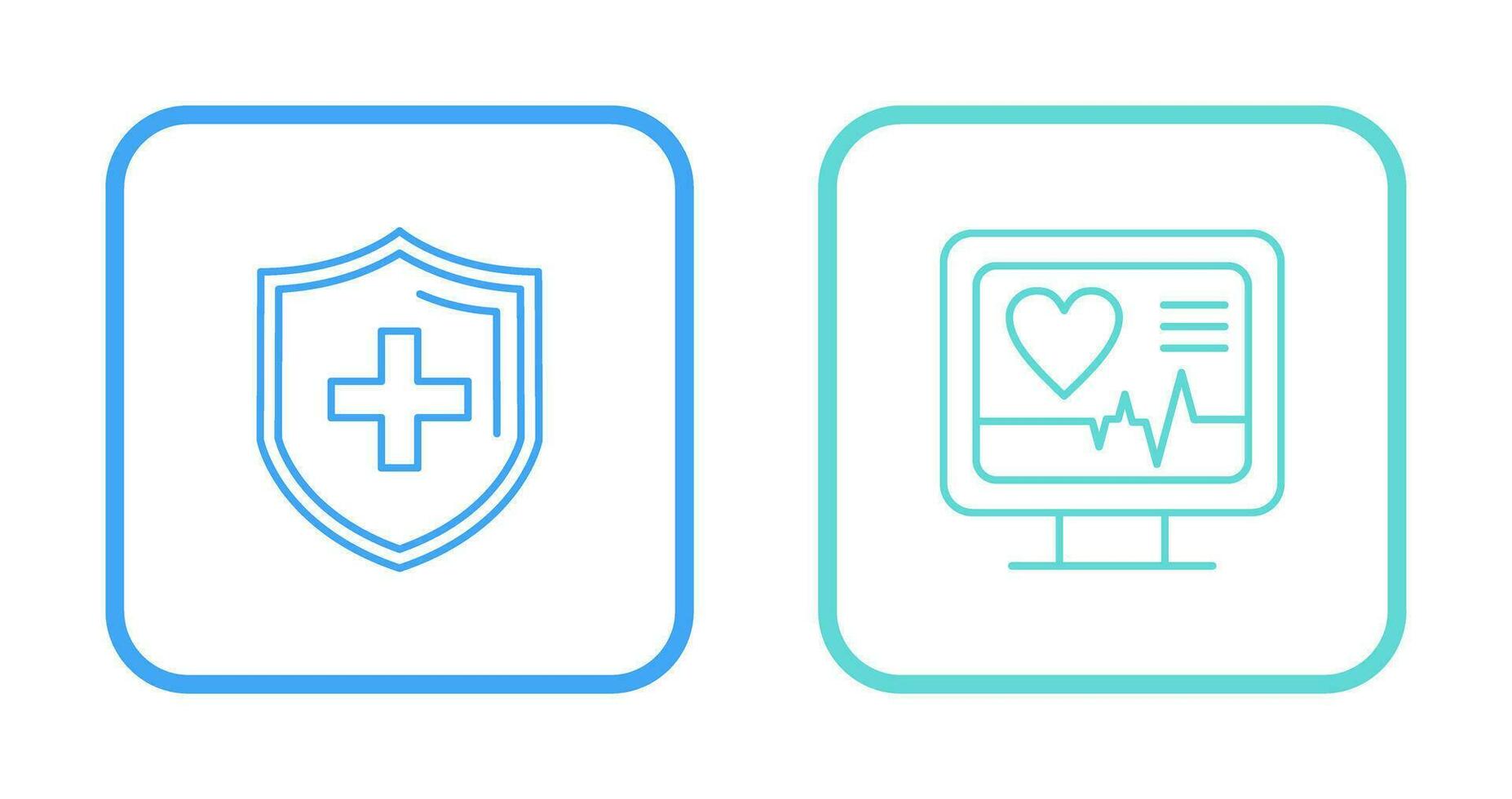 Protection and Plus Icon vector