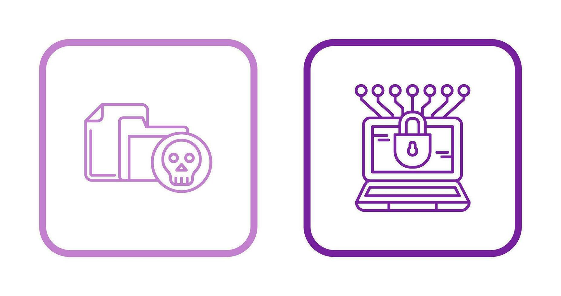 Infected File and Money Hacking Icon vector