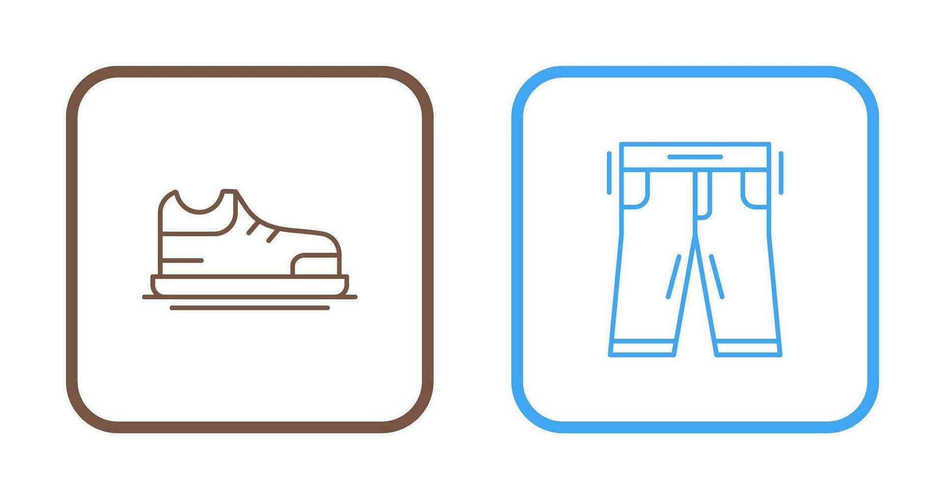 Shoes and Pants Icon vector