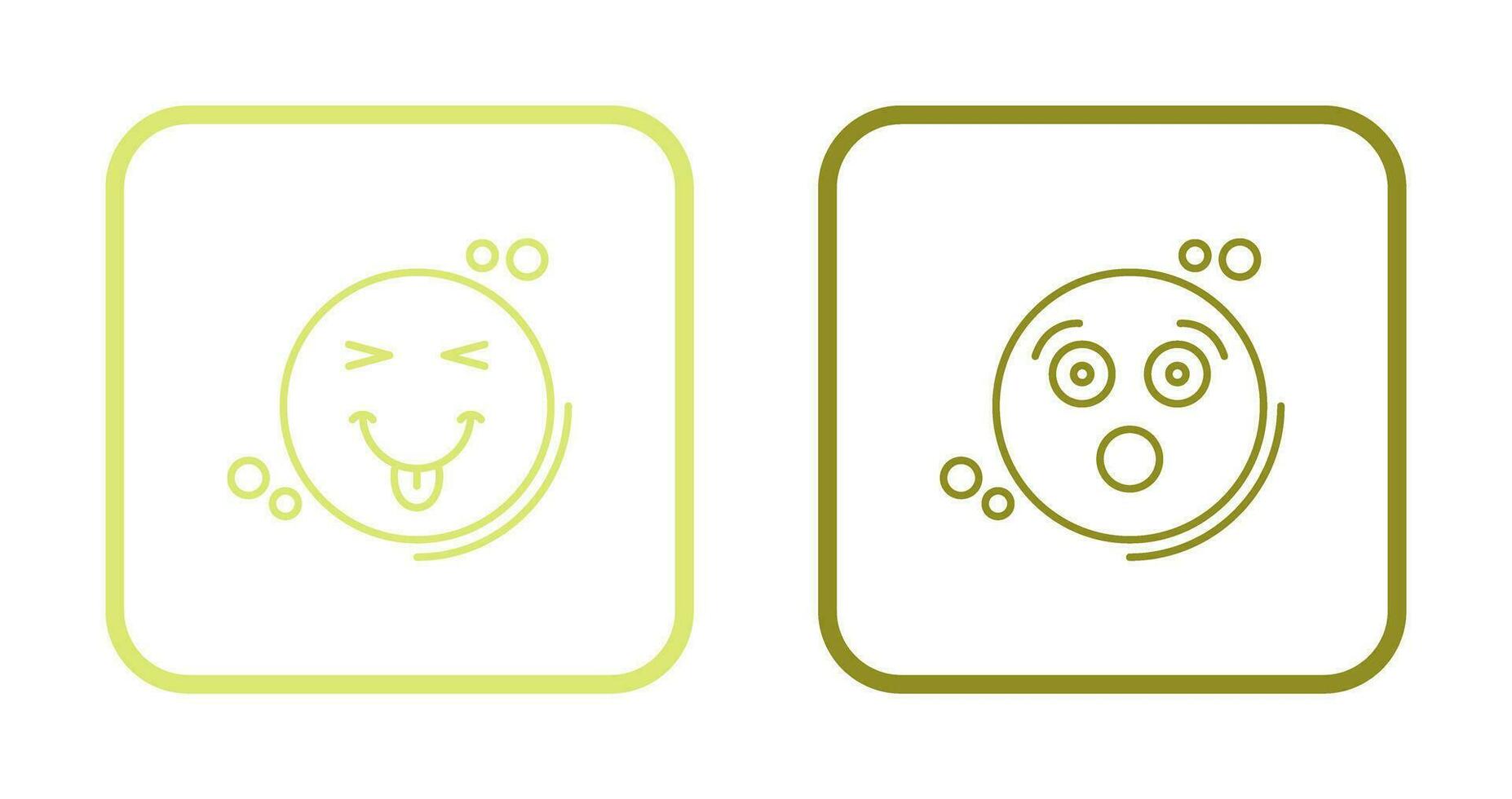 Naughty and Surprised Icon vector