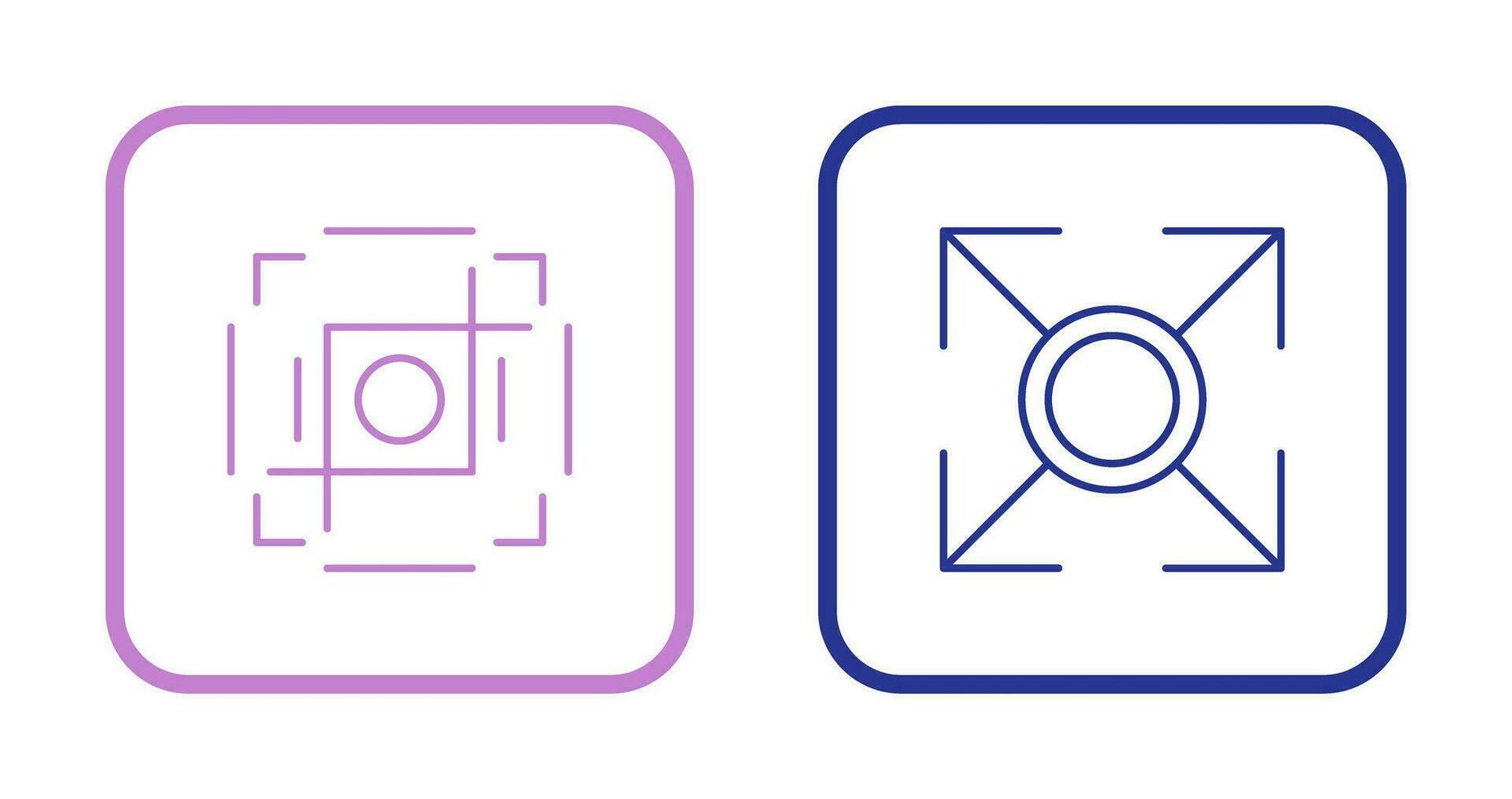 crop and expand Icon vector