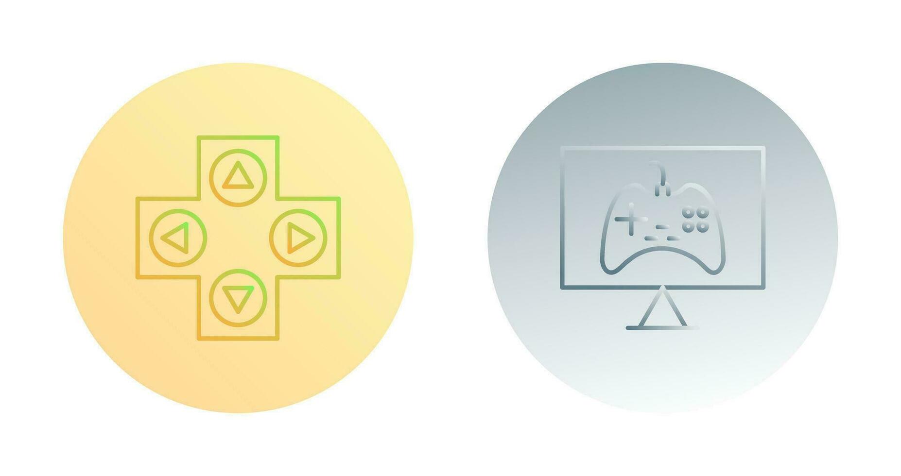 Gaming Control and Online Games Icon vector