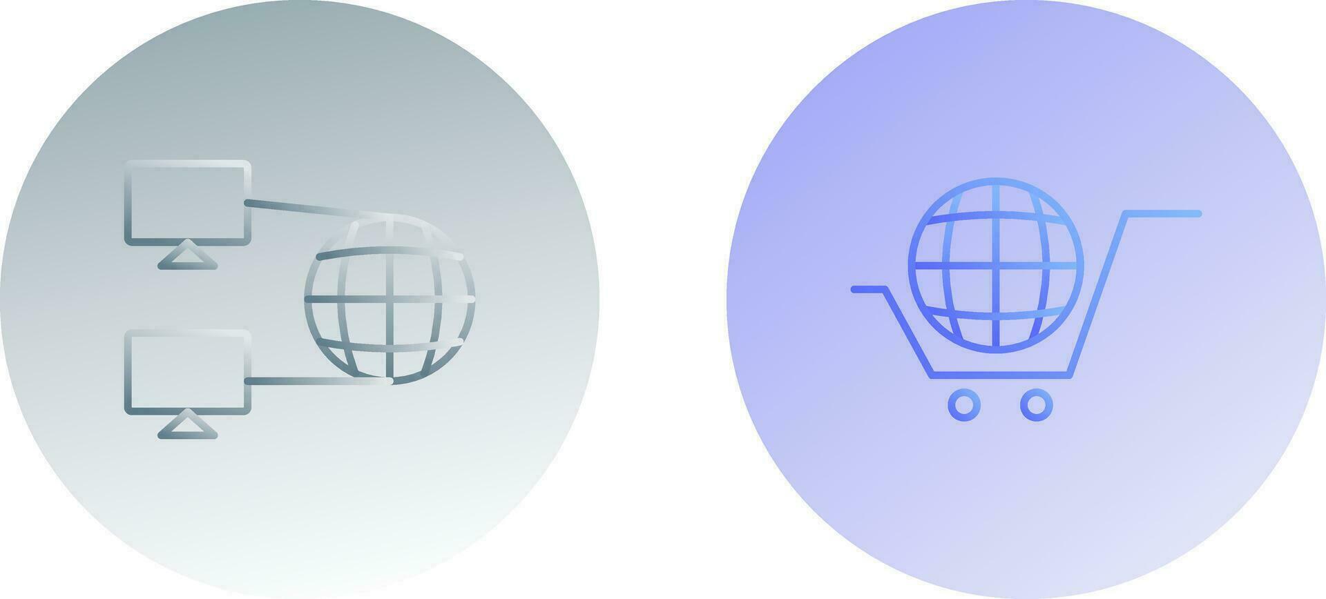 Internet Connectivity and Global Icon vector