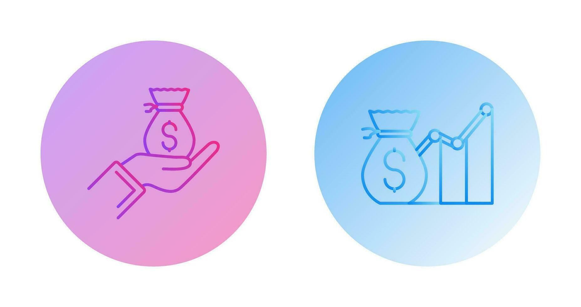 Wage and Email Icon vector