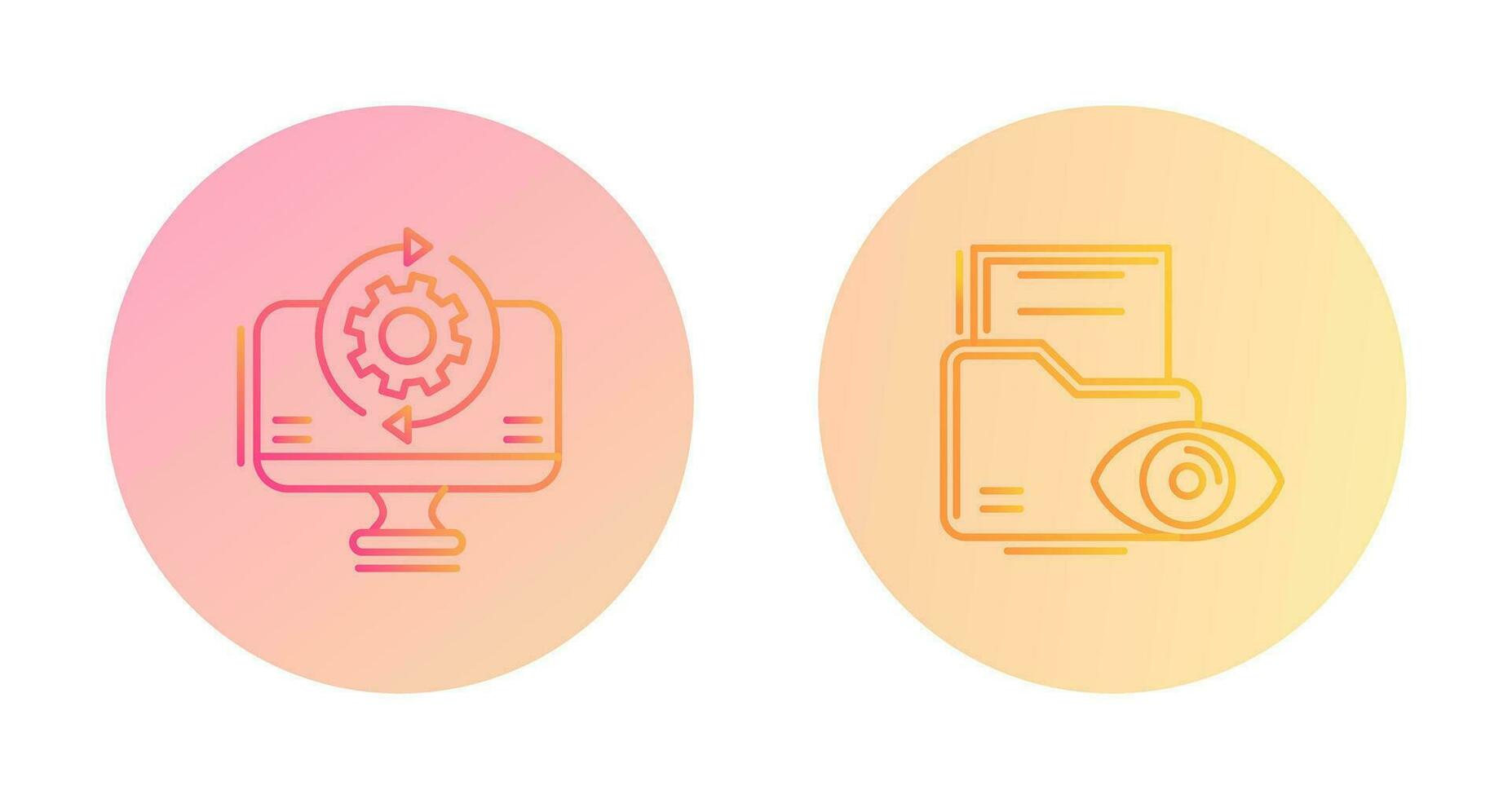 Synchronization and Data Visualization Icon vector
