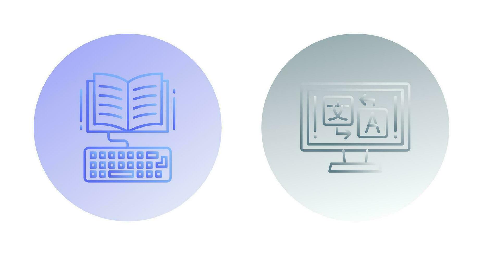 Study and Language Icon vector