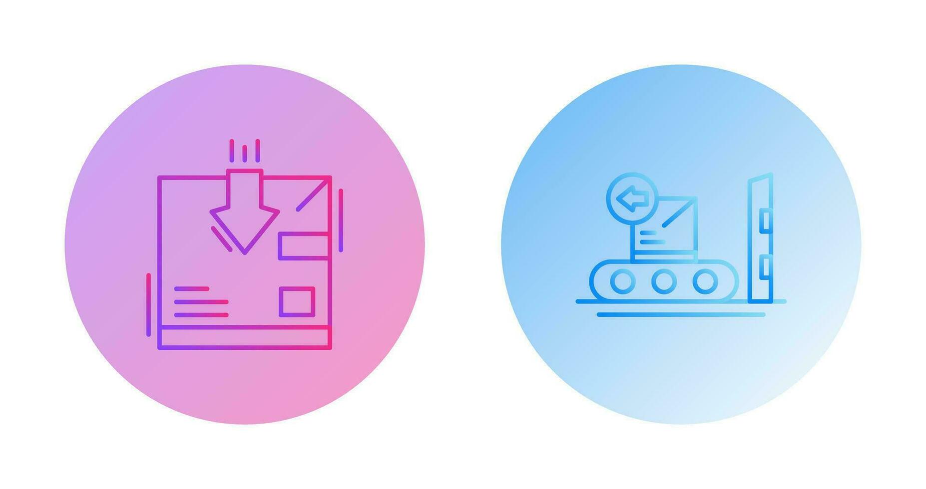 return and delivery Icon vector