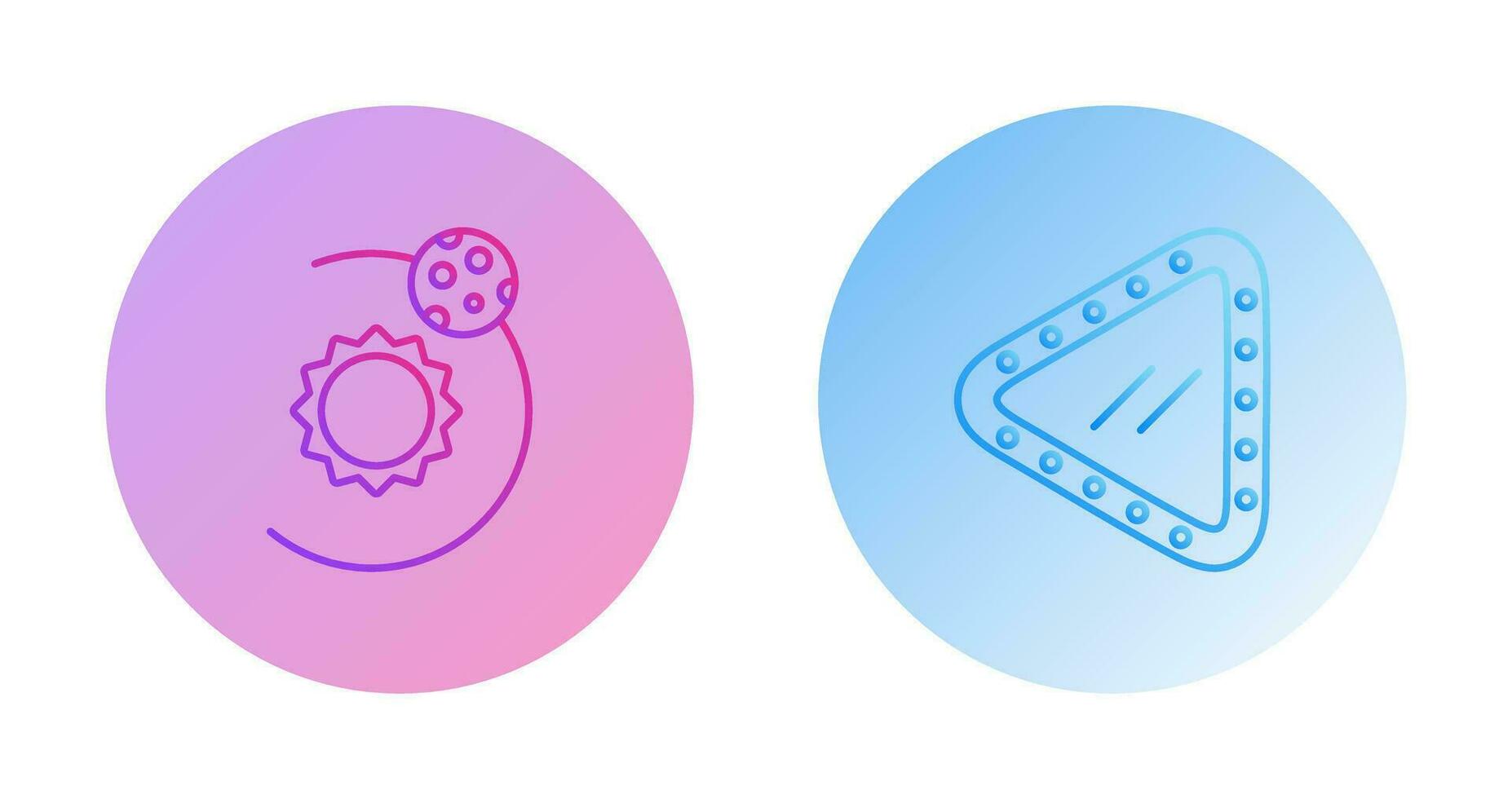 orbit and porthole Icon vector