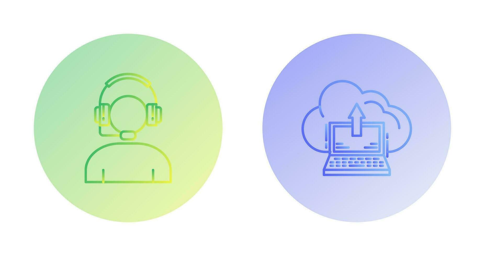 Helpline and backup Icon vector