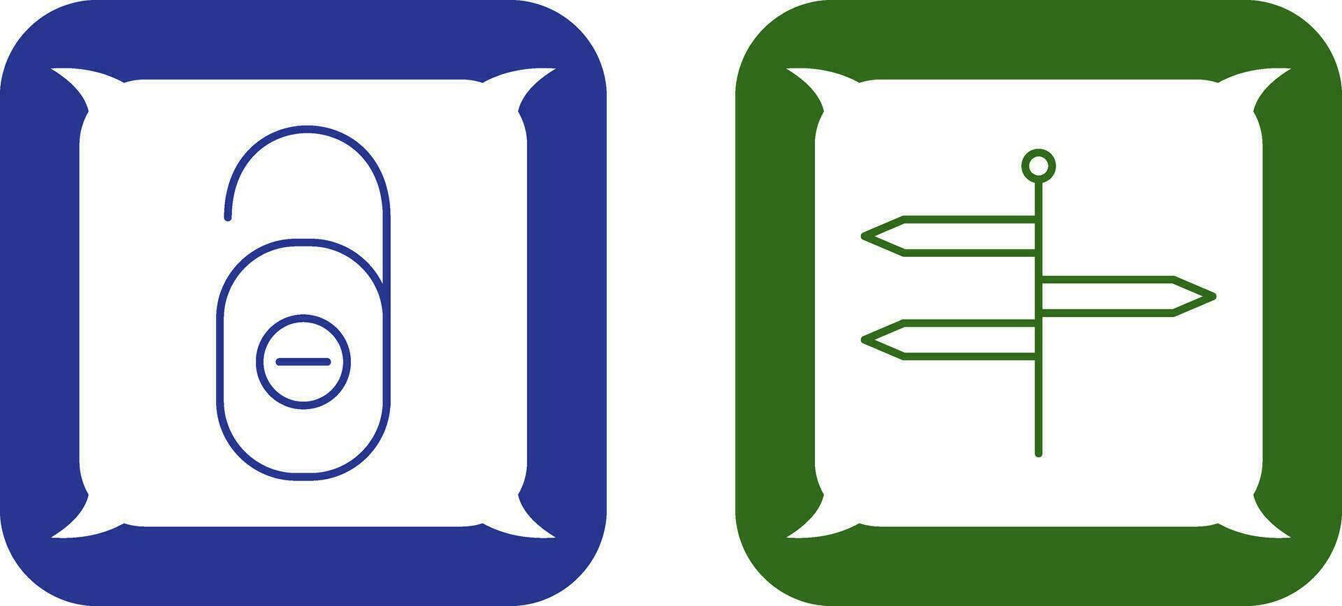 do not disturb and directions  Icon vector